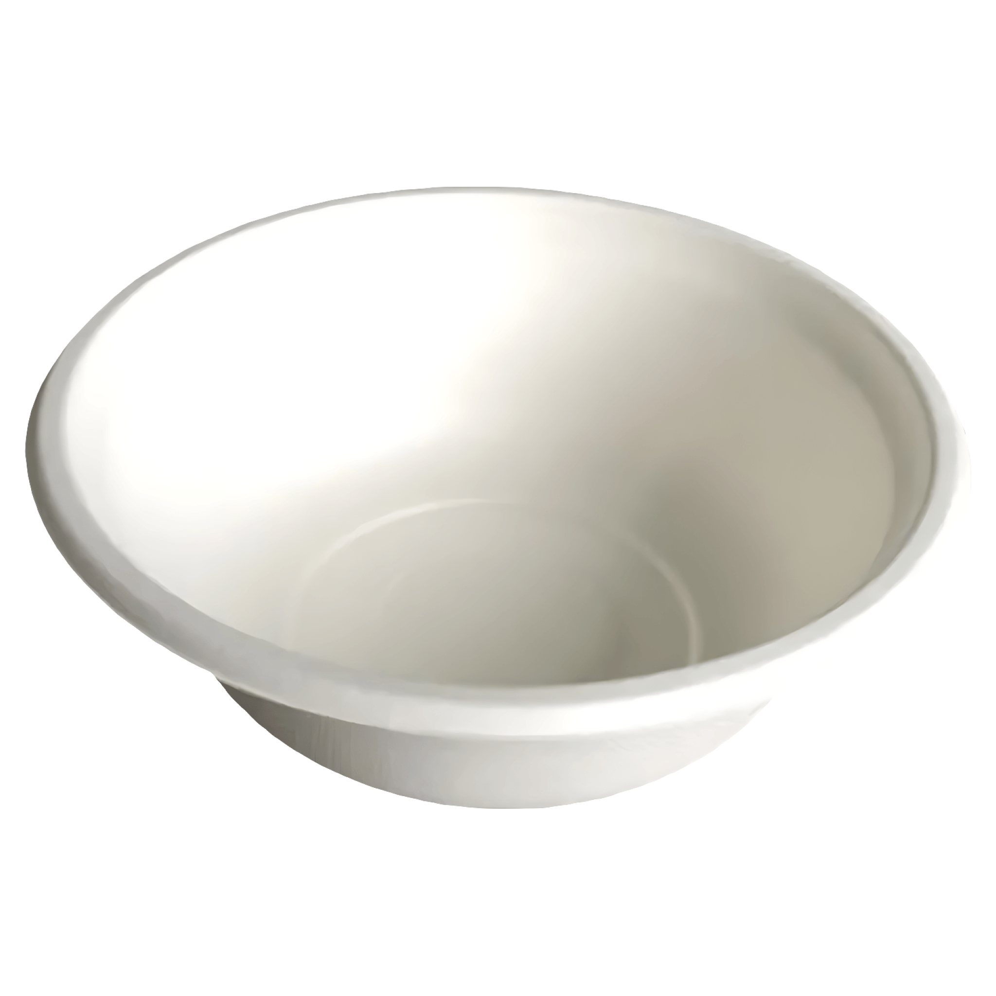 Set boluri de unica folosinta, 10 bucati, 680 ml, trestie de zahar, alb