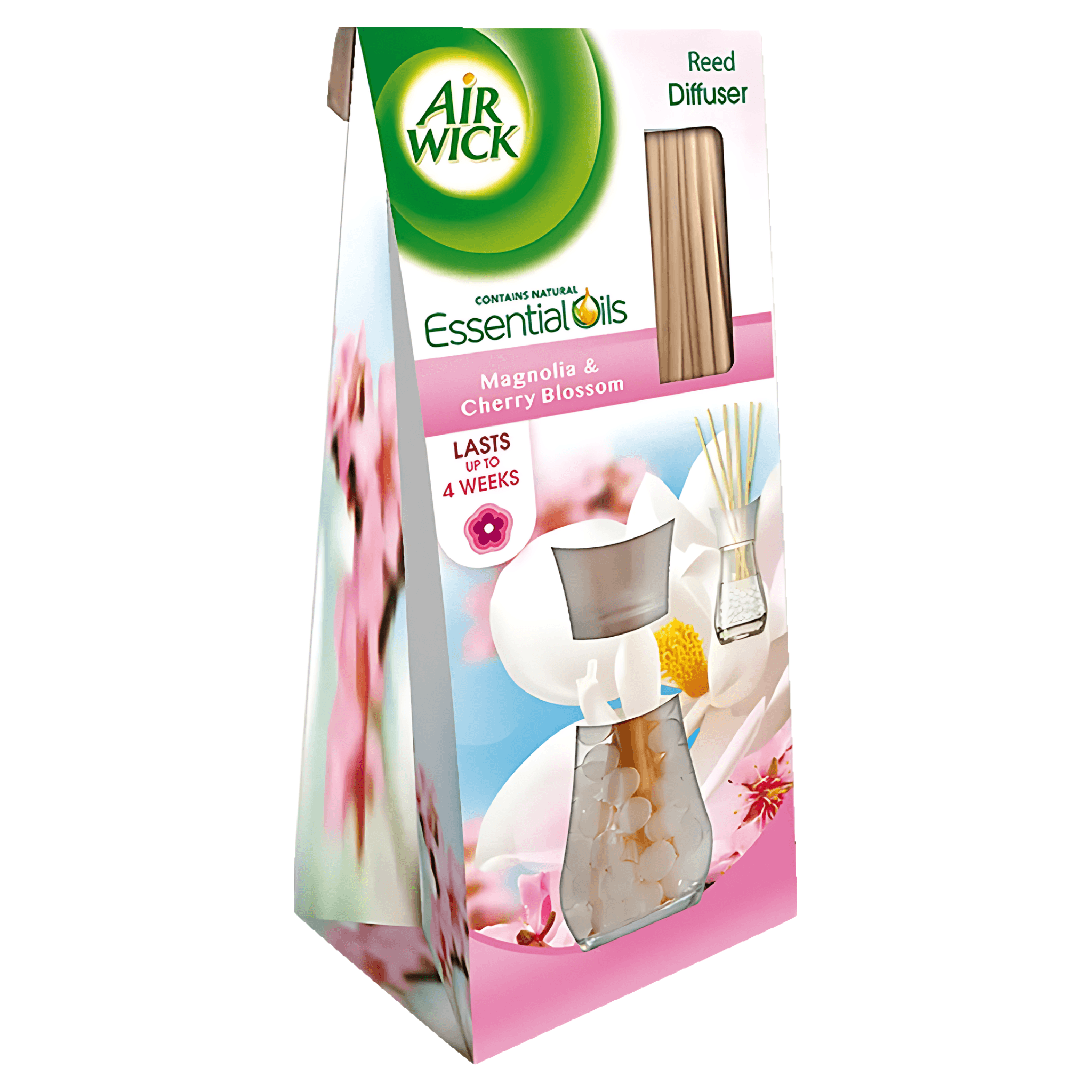 Odorizant de camera Airwick Reed Diffusers magnolie si flori de cires, 25ml