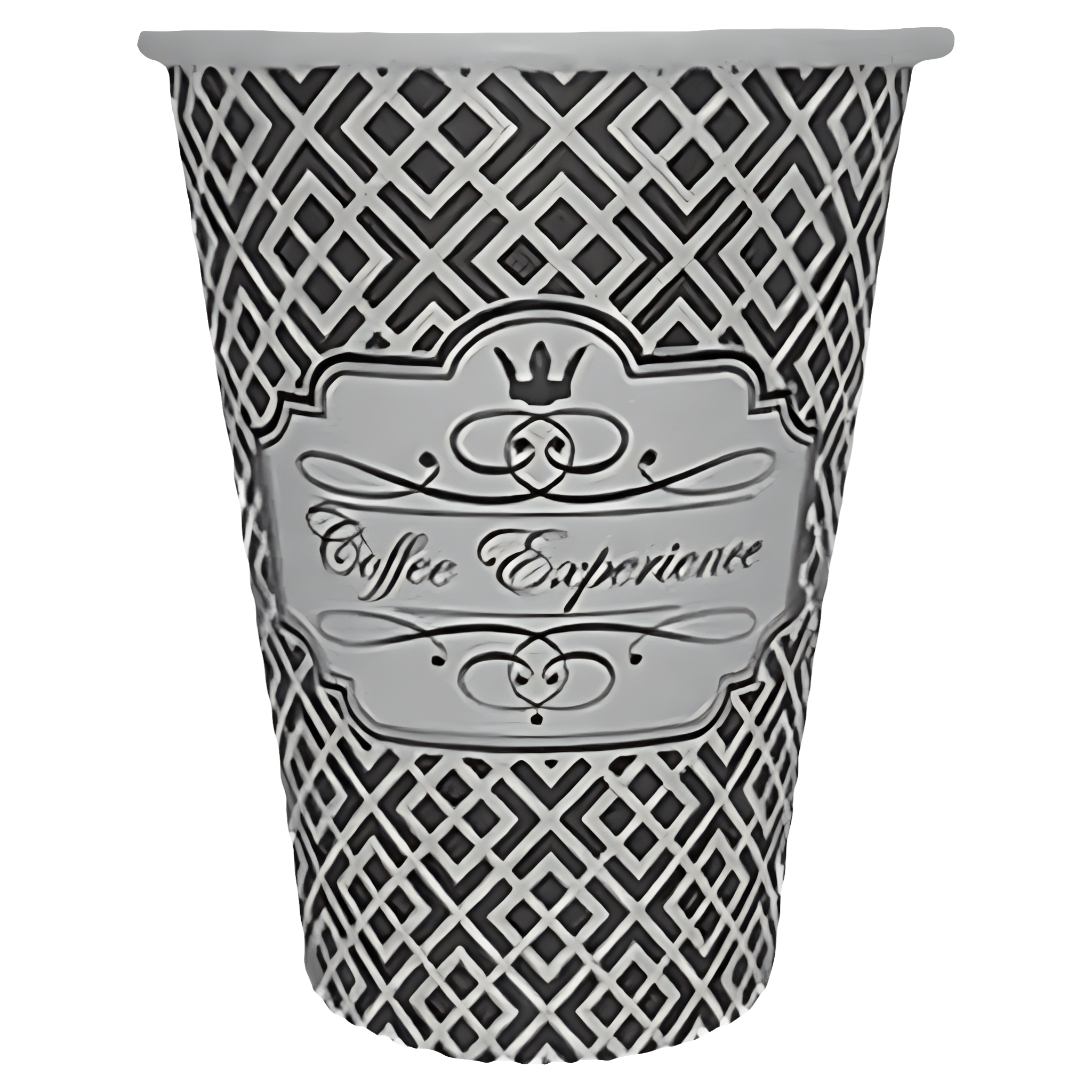 Set pahare si capace de unica folosinta, 20 bucati, 240 ml, carton