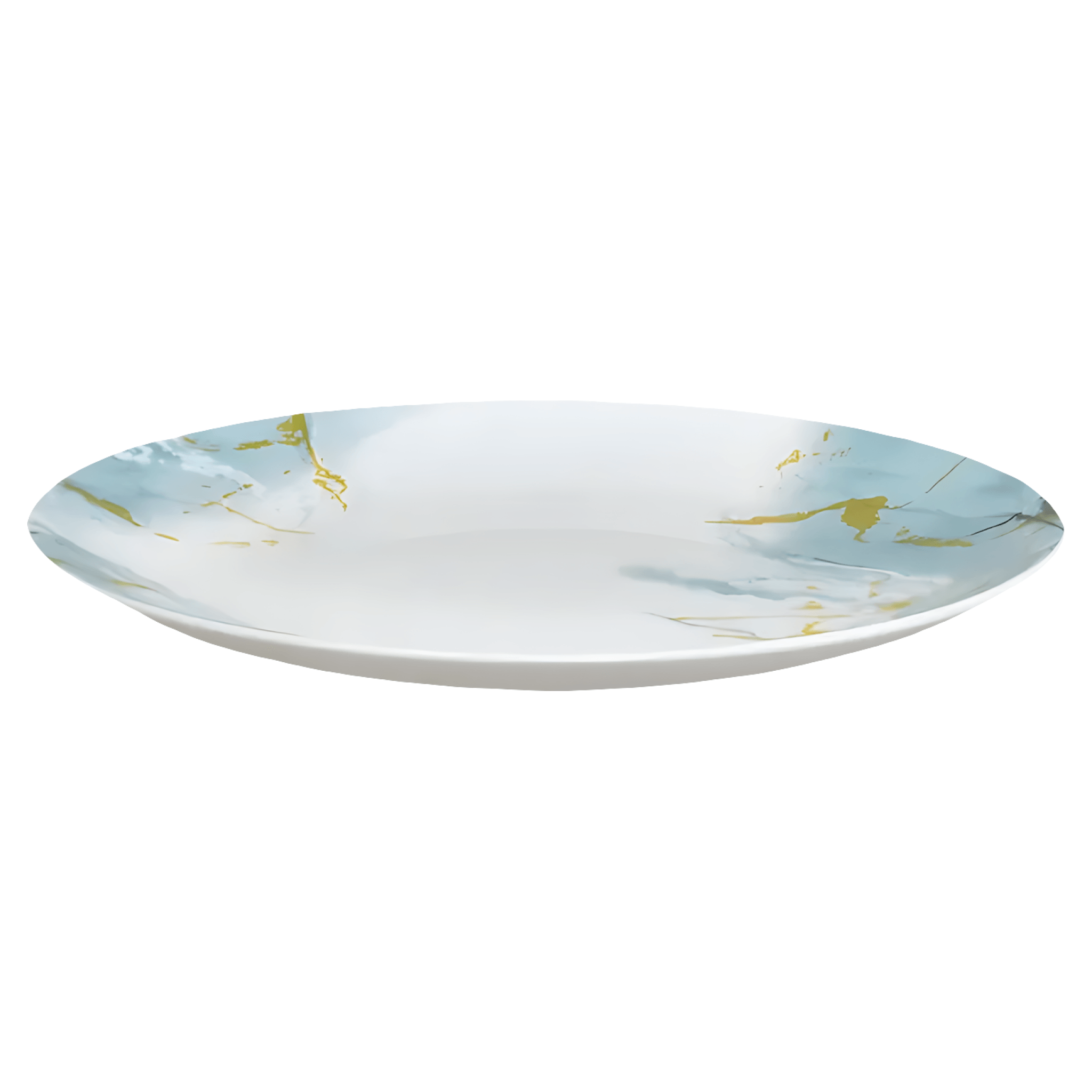 Farfurie pentru desert din opal Eljado, 19.5 cm, turcoaz