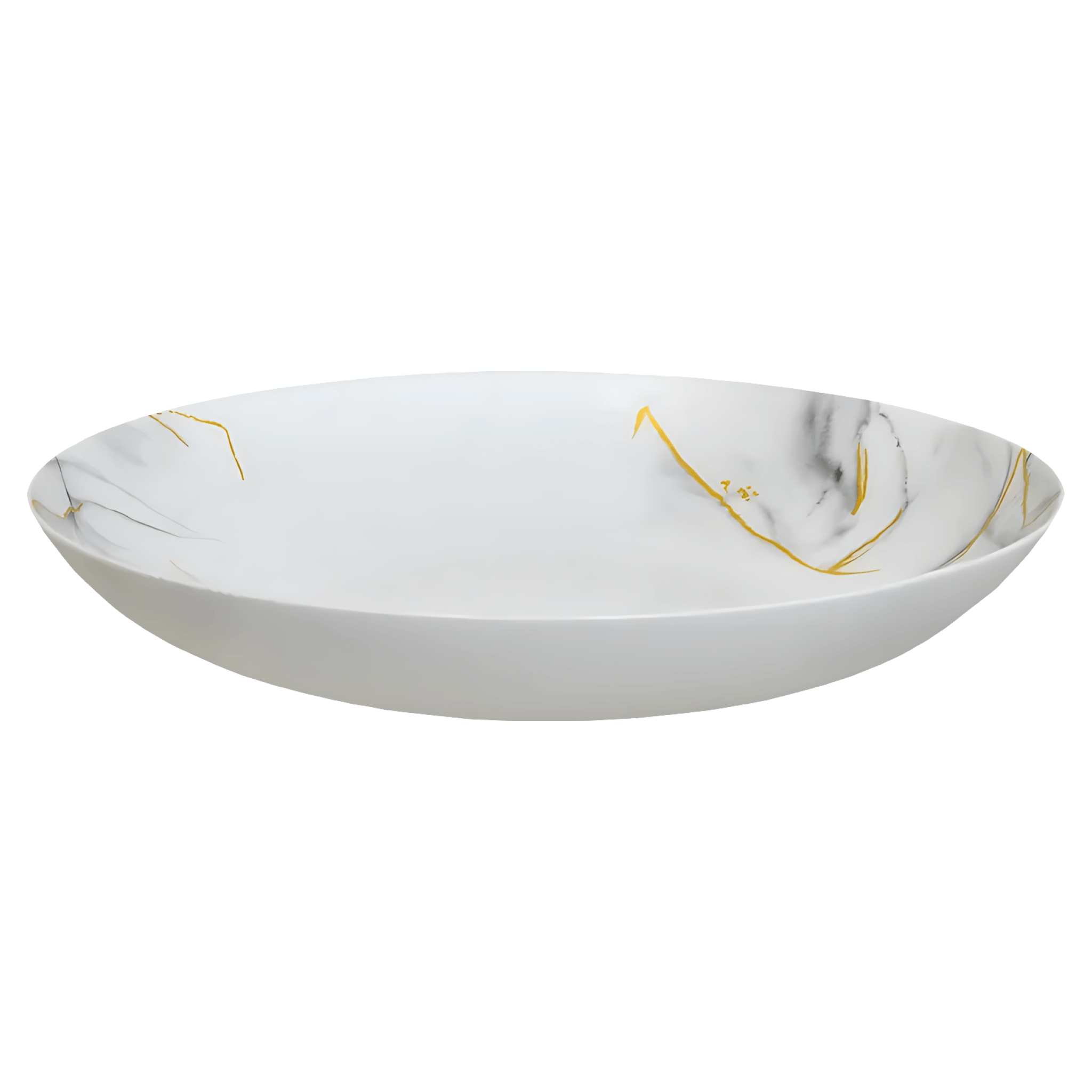 Farfurie adanca  din opal Eljado, 23 cm, gri
