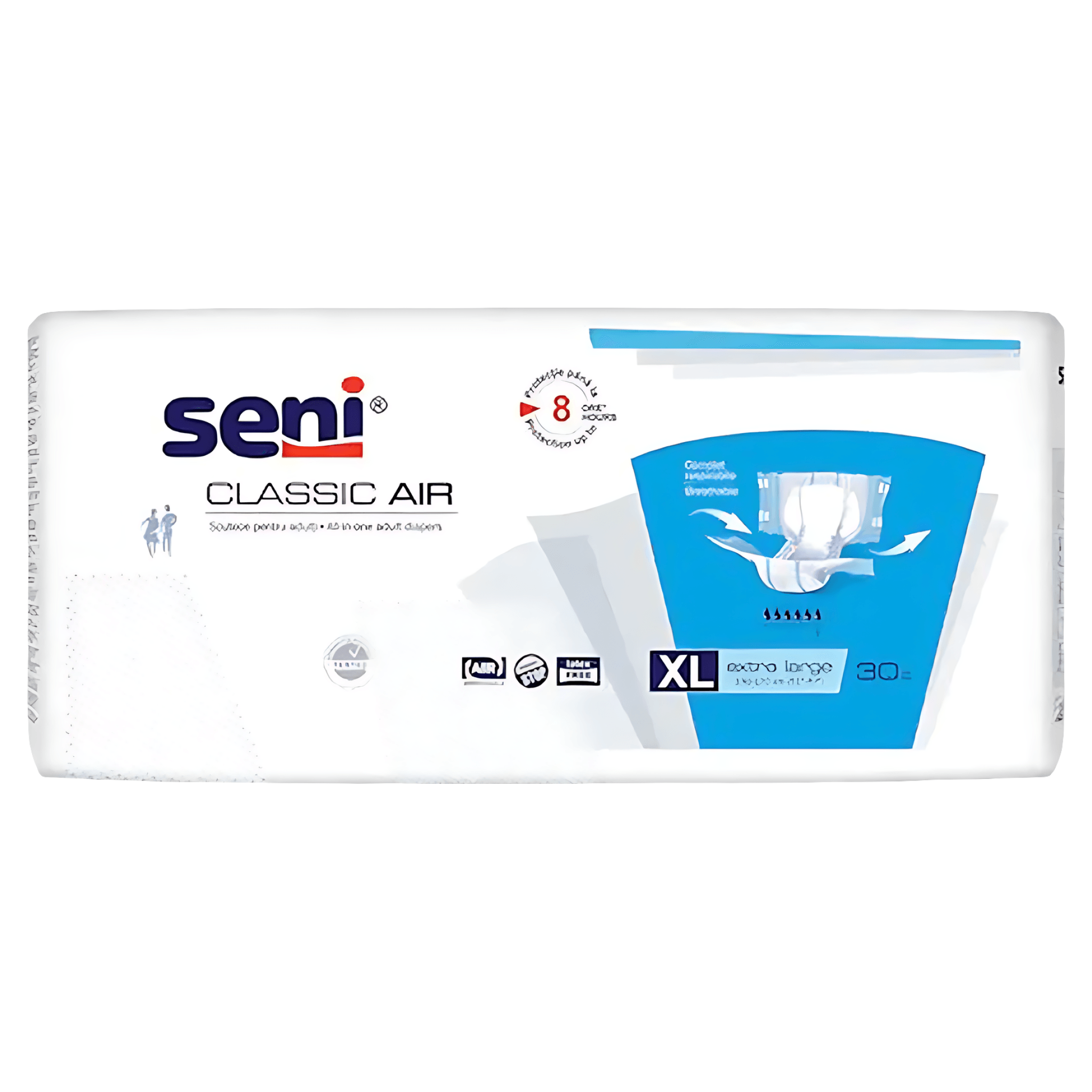 Scutece pentru adulti Seni Classic Air Extra Large, 30 bucati