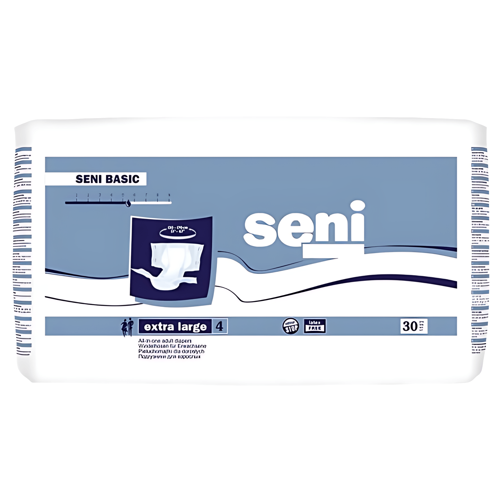 Scutece pentru adulti Seni Basic, marimea XL, 30 bucati