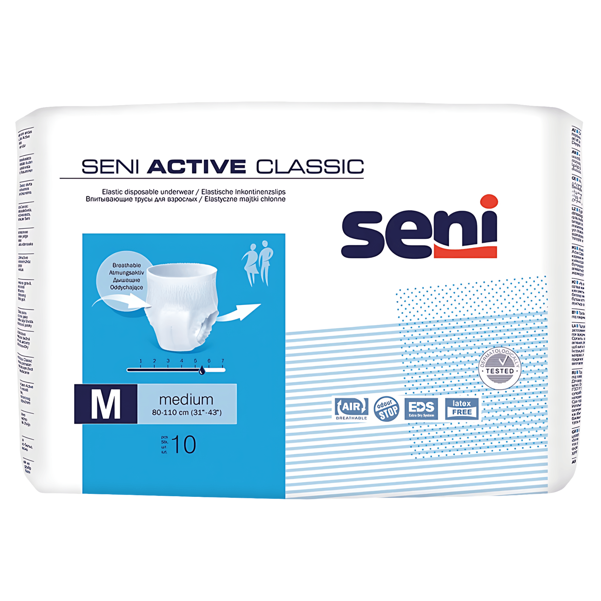 Scutece adulti absorbante Seni Active Classic Medium 10 bucati