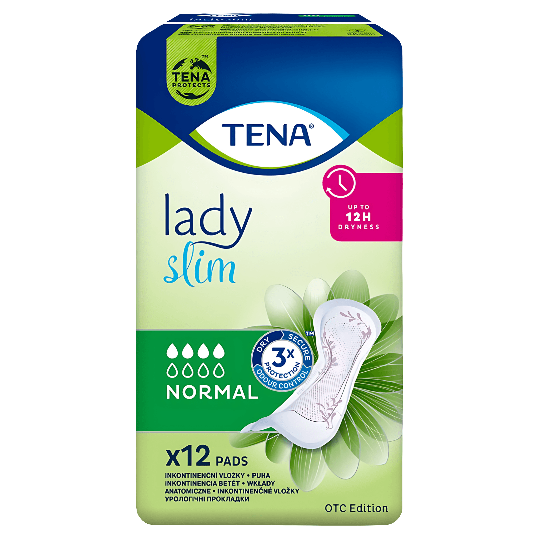 Absorbante Tena Lady Slim Normal, 12 bucati