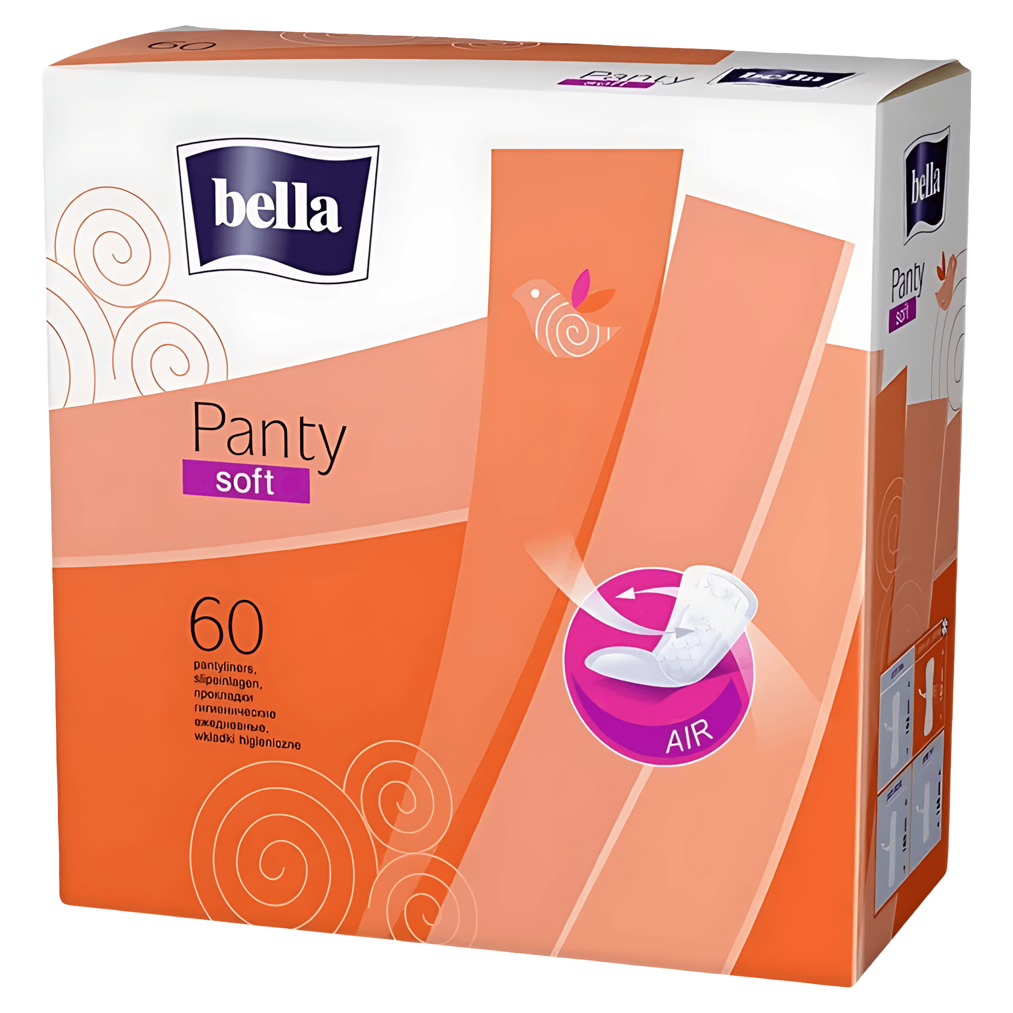 Absorbante zilnice Bella Panty Soft, 60 bucati