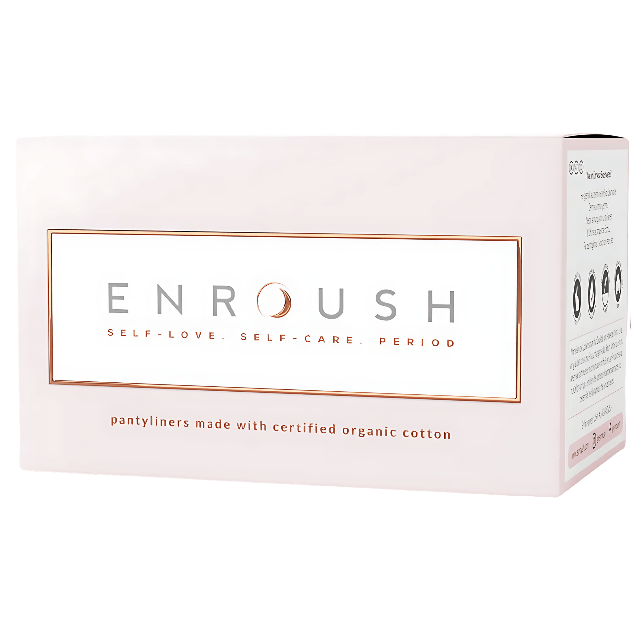 Absorbante zilnice din bumbac organic Enroush, 24 bucati