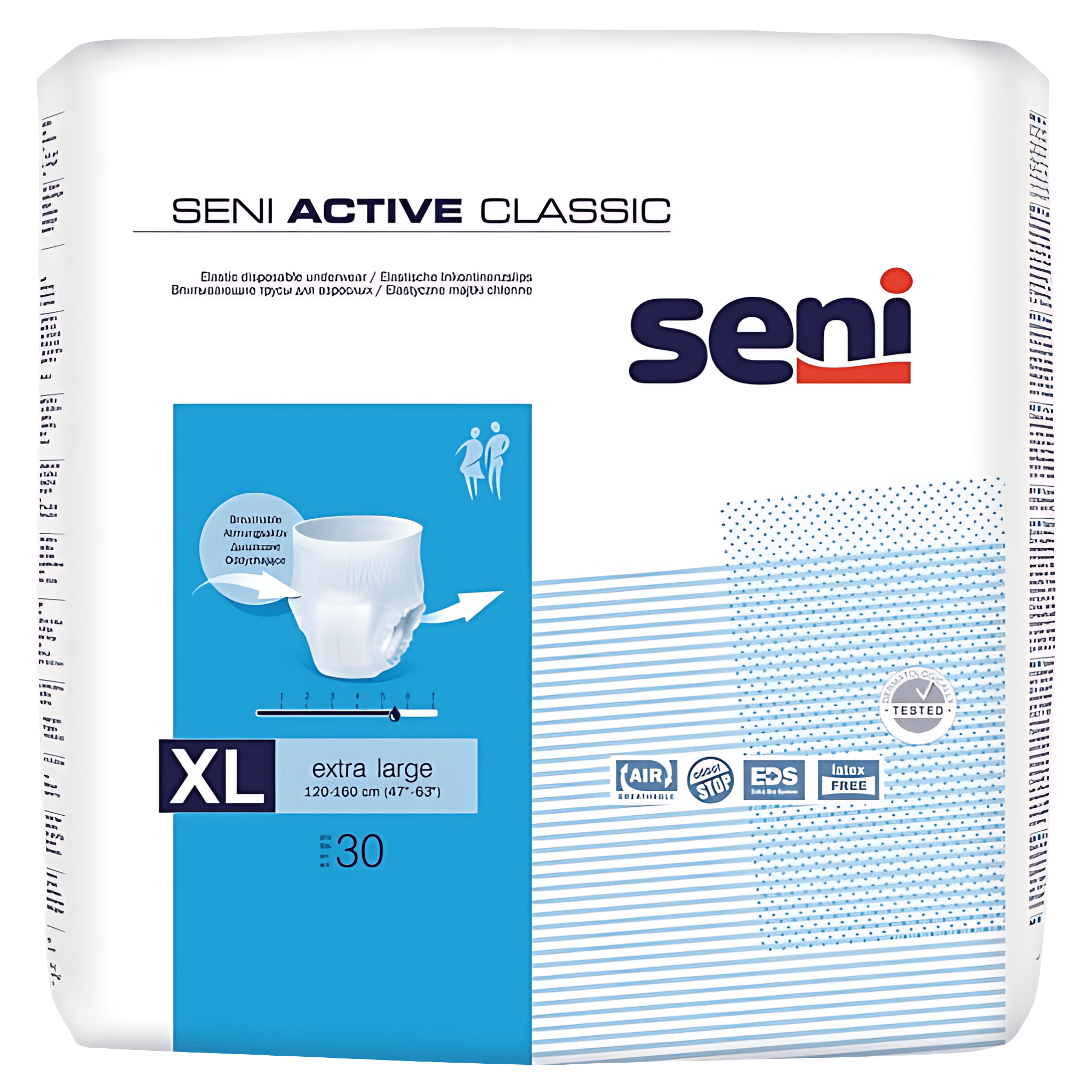 Chilot incontinenta Seni Active Classic, Extra Large, 30 bucati
