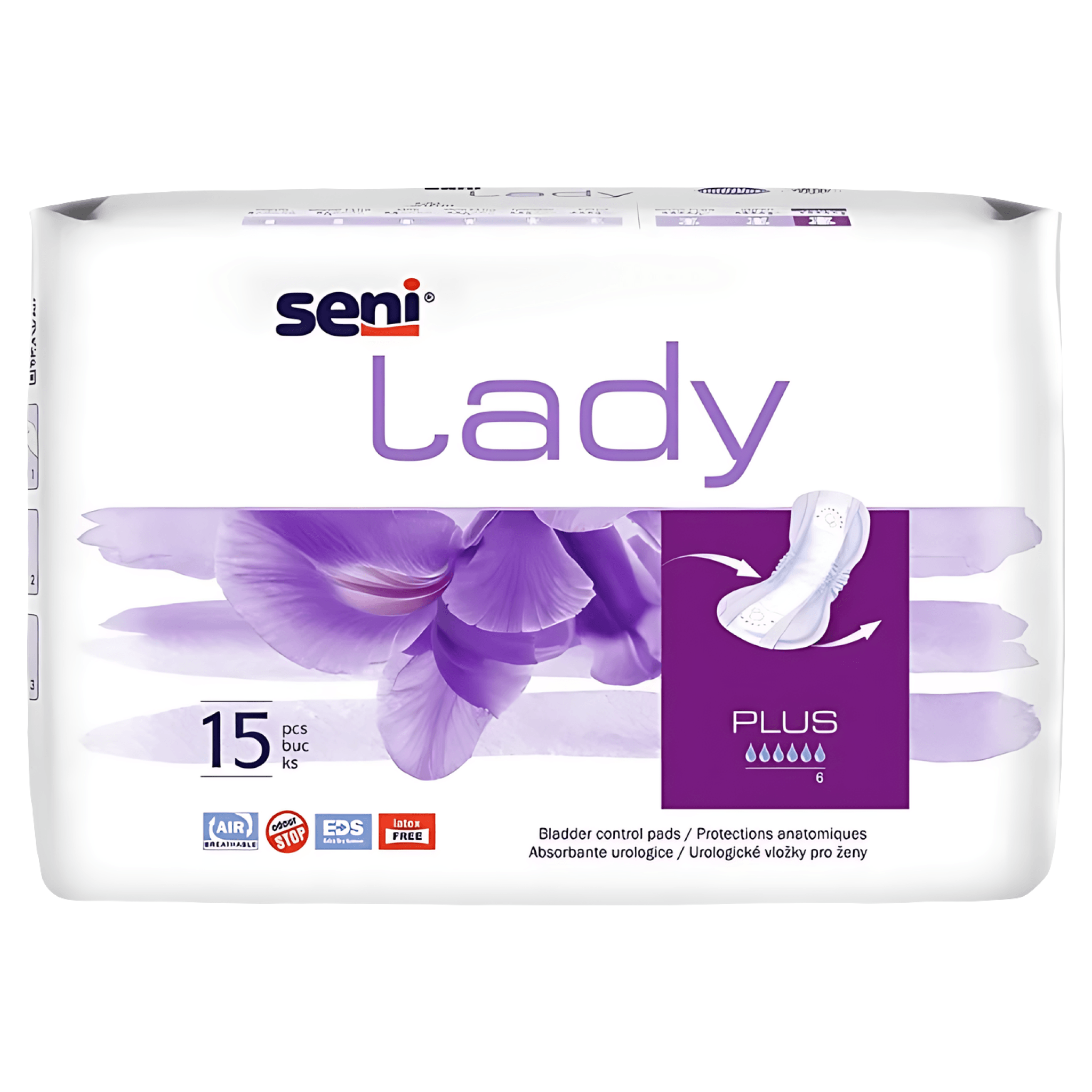 Scutece adulti Seni Lady Plus, 15 bucati
