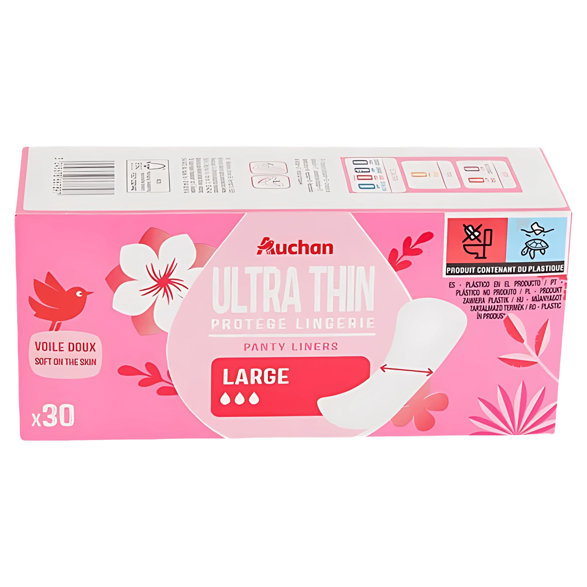 Absorbante externe, Auchan