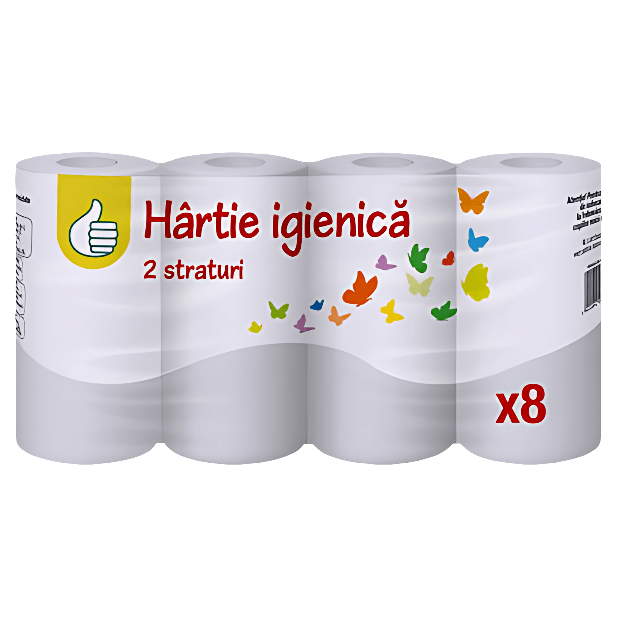 Hartie igienica reciclata Pouce, 2 straturi