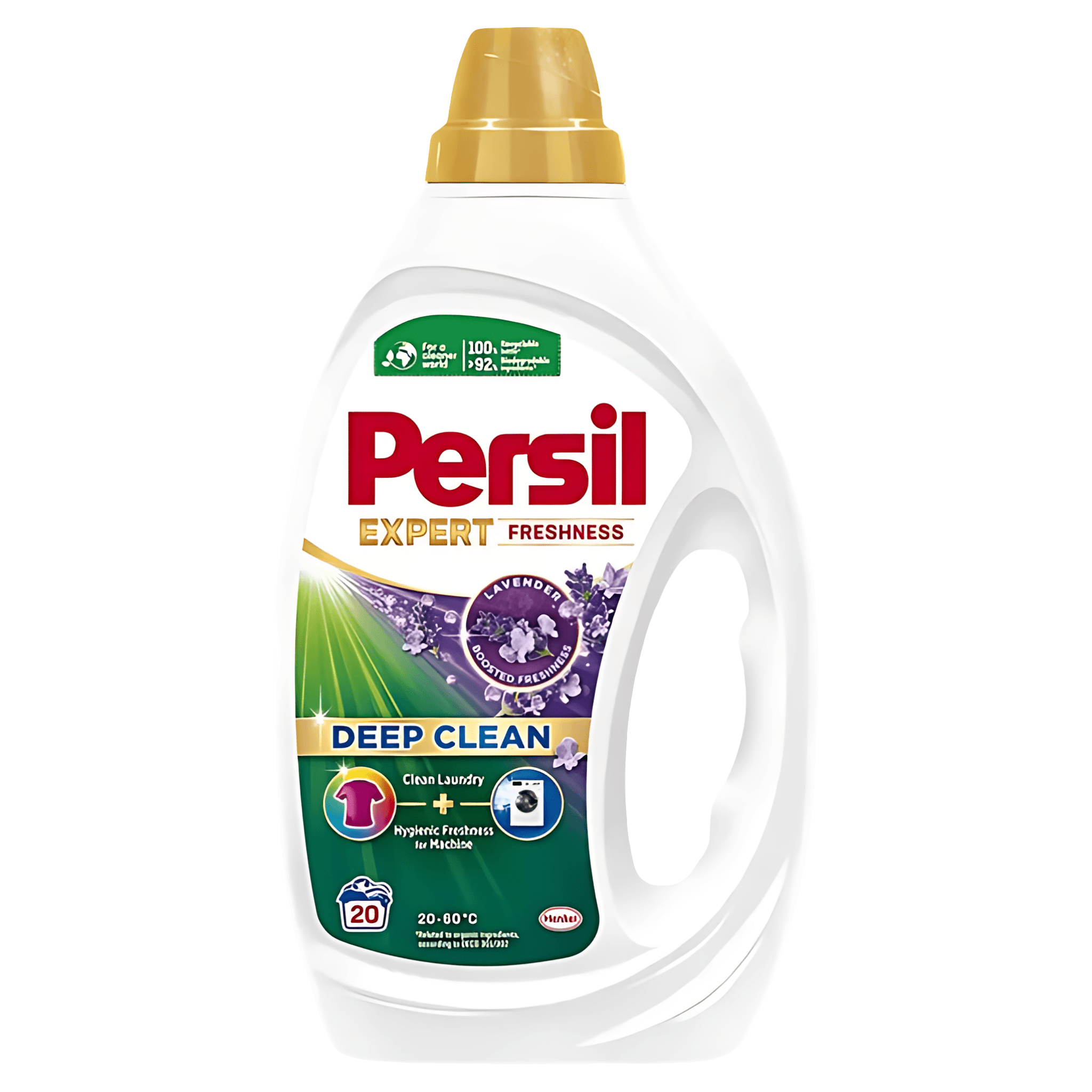 Detergent lichid pentru rufe Persil Expert Freshness Lavender, 20 spalari, 0.9 l