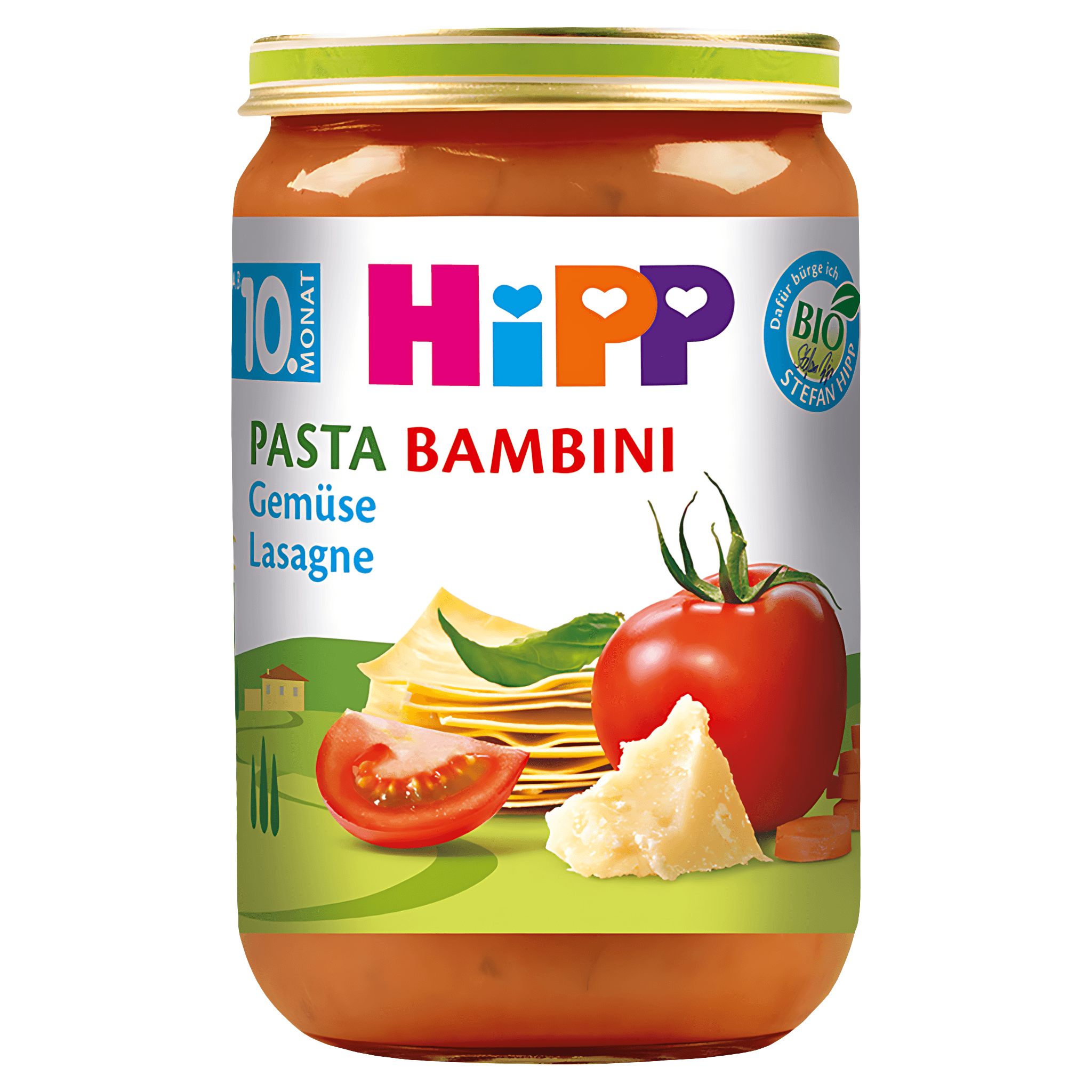 Lasagna vegetala Hipp, de la 10 luni, 220 g