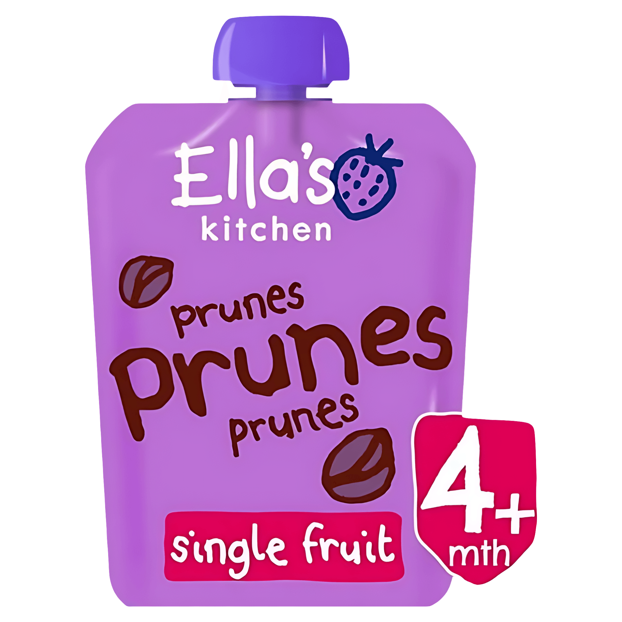 Piure de prune Ella's Eco, de la 4 luni, 70 g