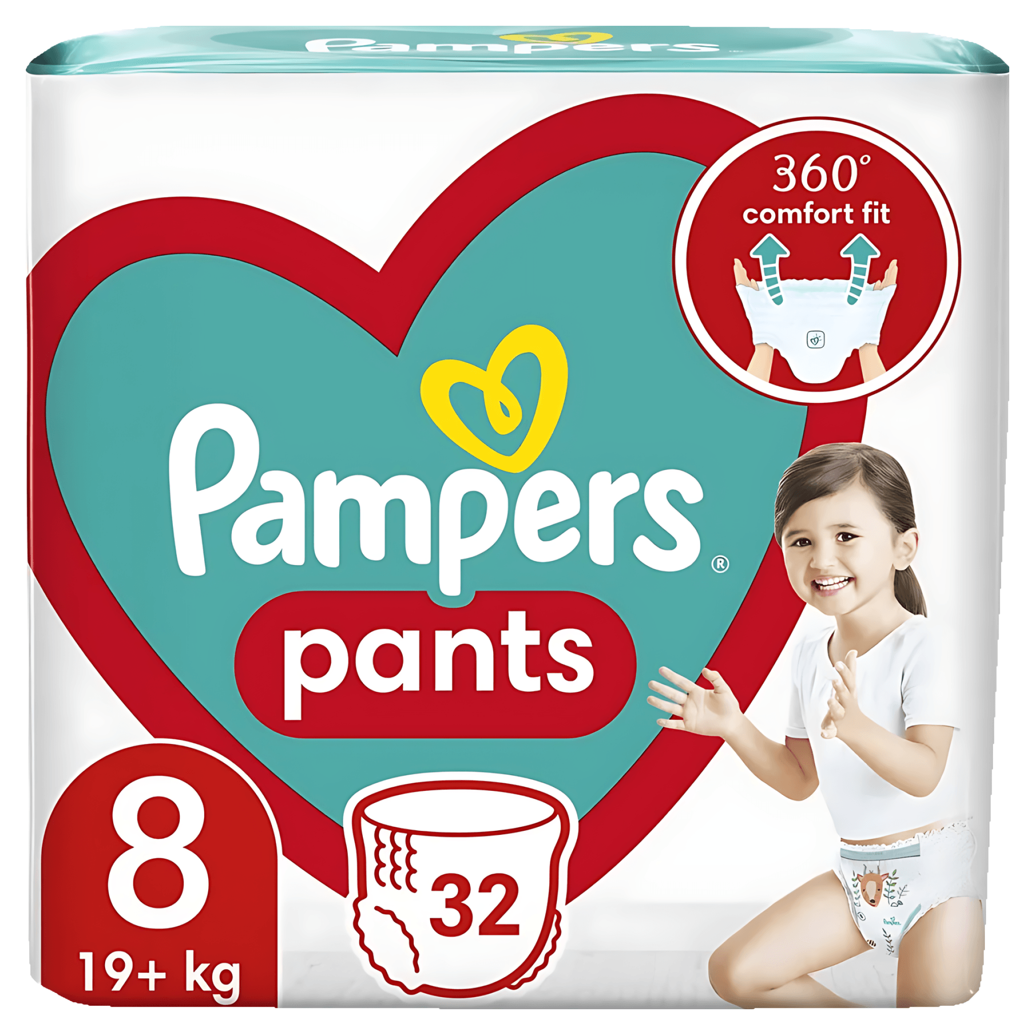 Scutece Chilotel Pampers Pants, marimea 8, 19+ kg, 32 bucati