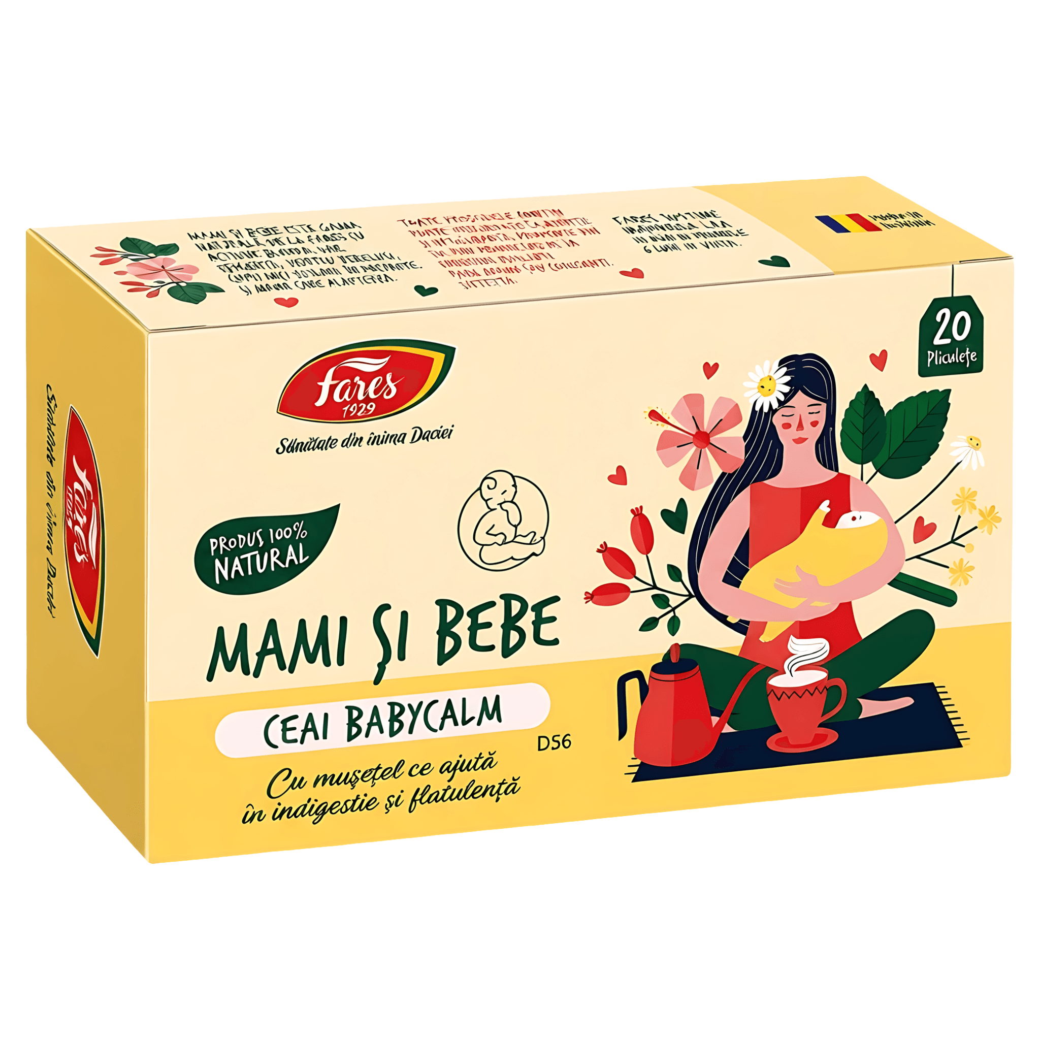 Ceai Babycalm Mami si bebe, 20 plicuri