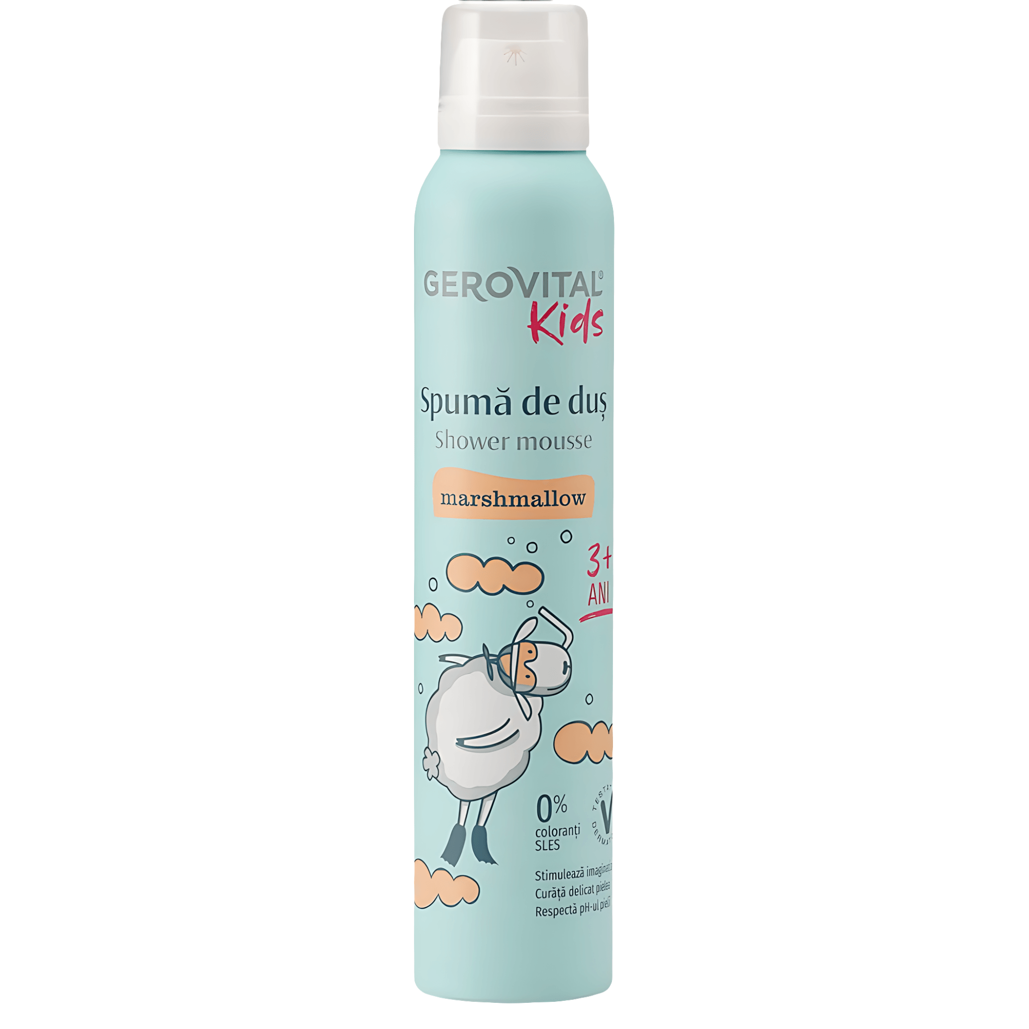 Spuma de dus Gerovital Kids Marshmallows, 200ml