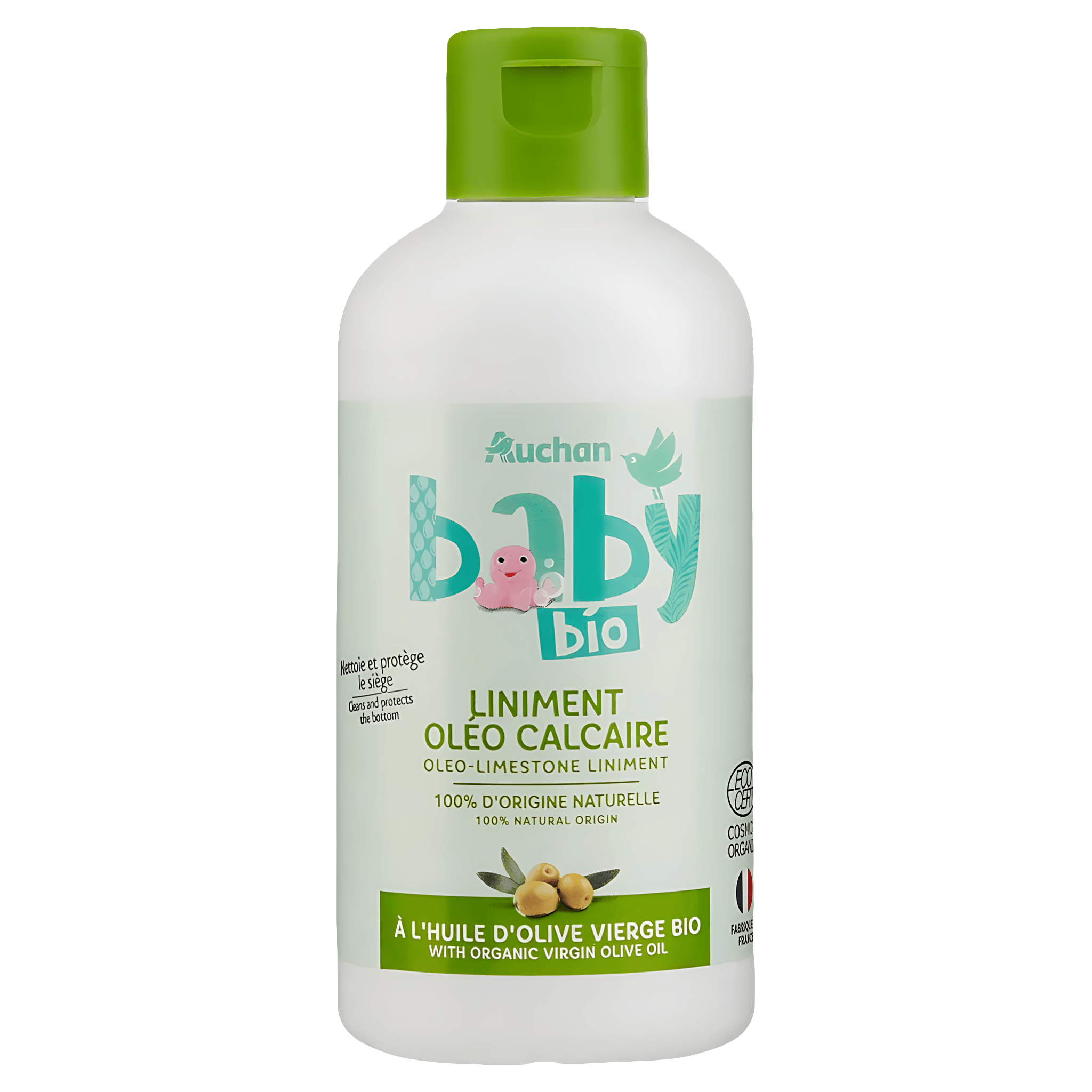 Lotiune hidratanta Auchan Baby Bio, cu ulei de masline, 200 ml