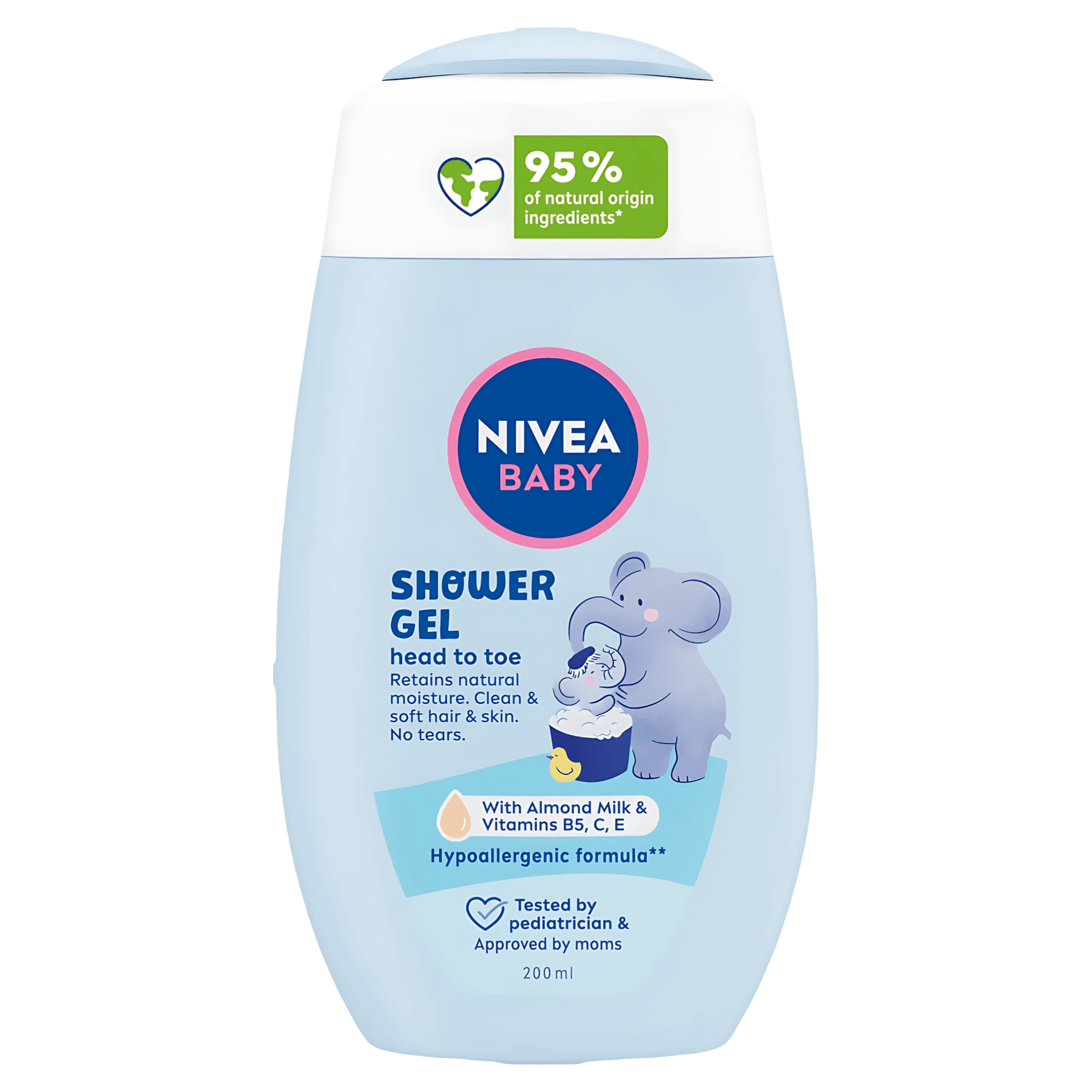 Sampon si gel de dus delicat Nivea Baby, 200ml