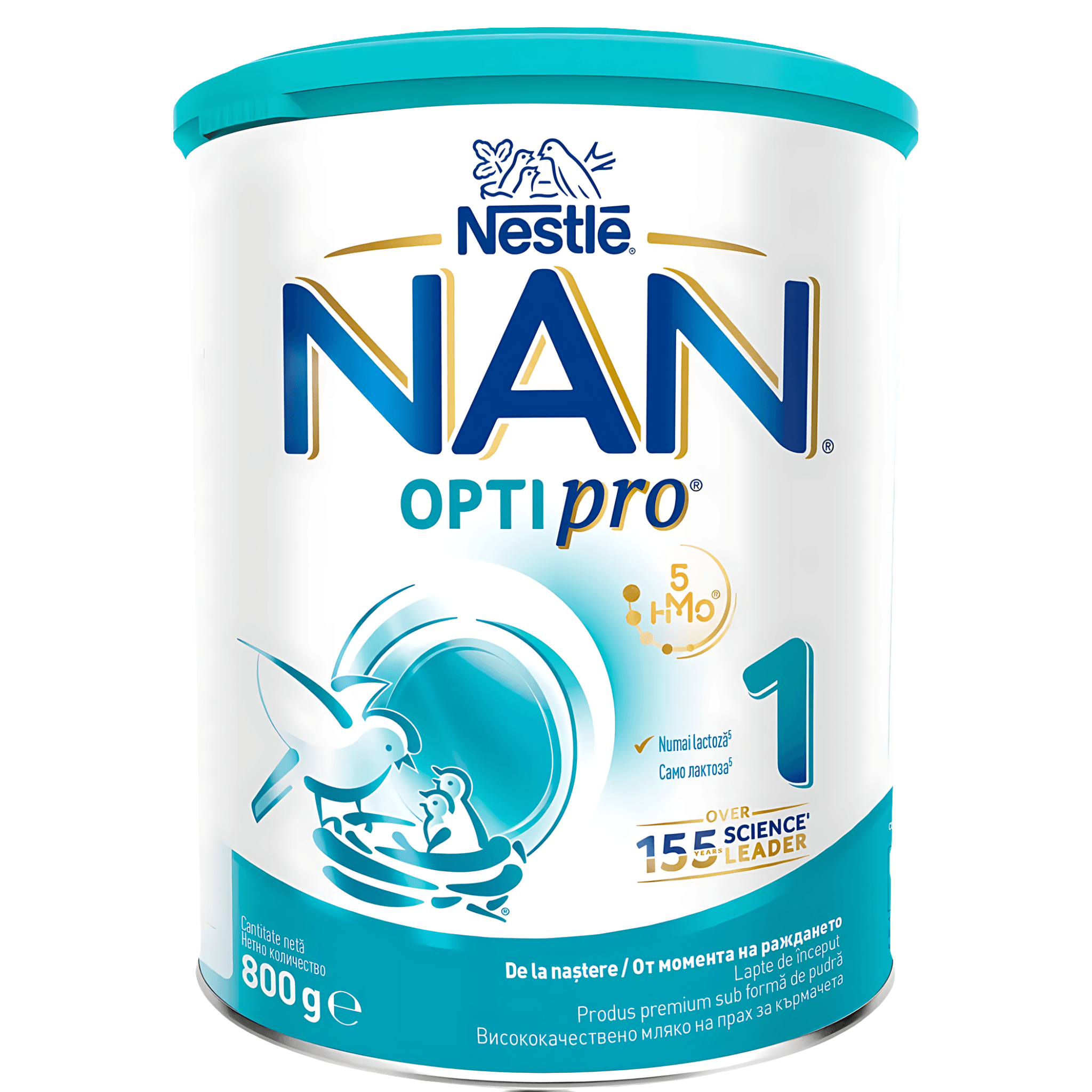 Formula de lapte Nestle NAN Optipro 1, 0+ luni, 800g