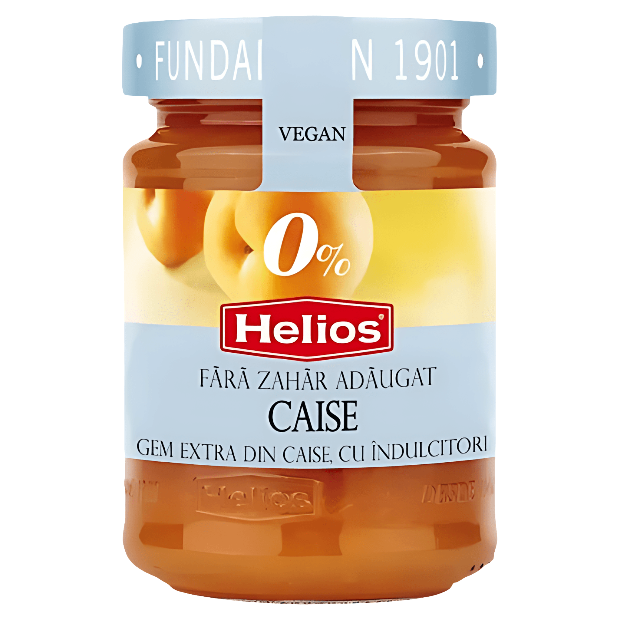Gem extra din caise Helios, fara zahar adaugat, 280 g