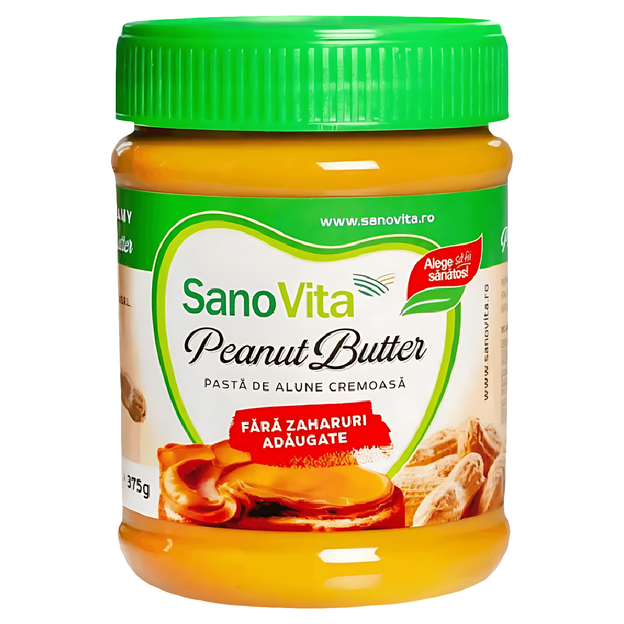 Unt de alune Sano Vita, fara zahar adaugat, 375 g