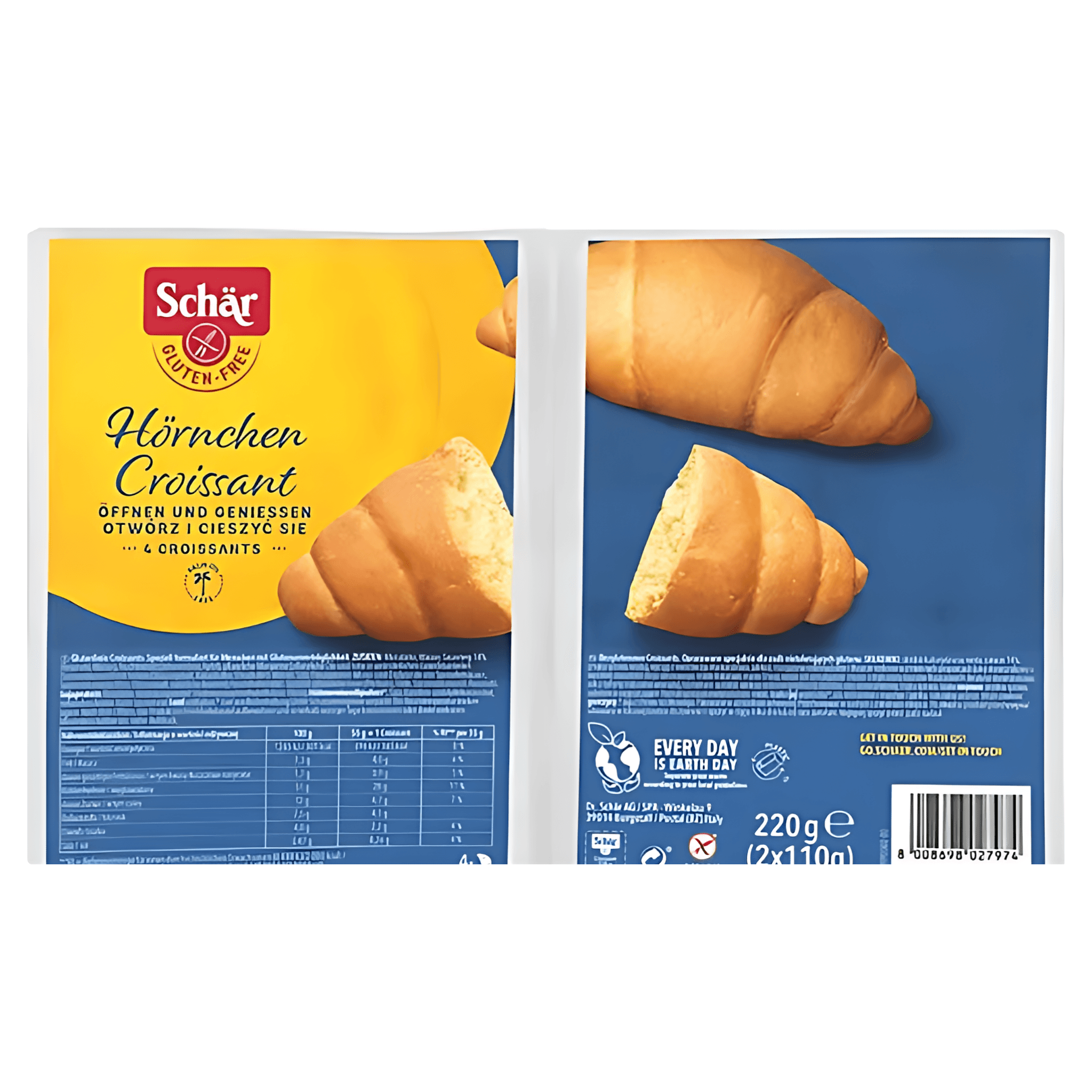 Croissant fara gluten Schar 165 g