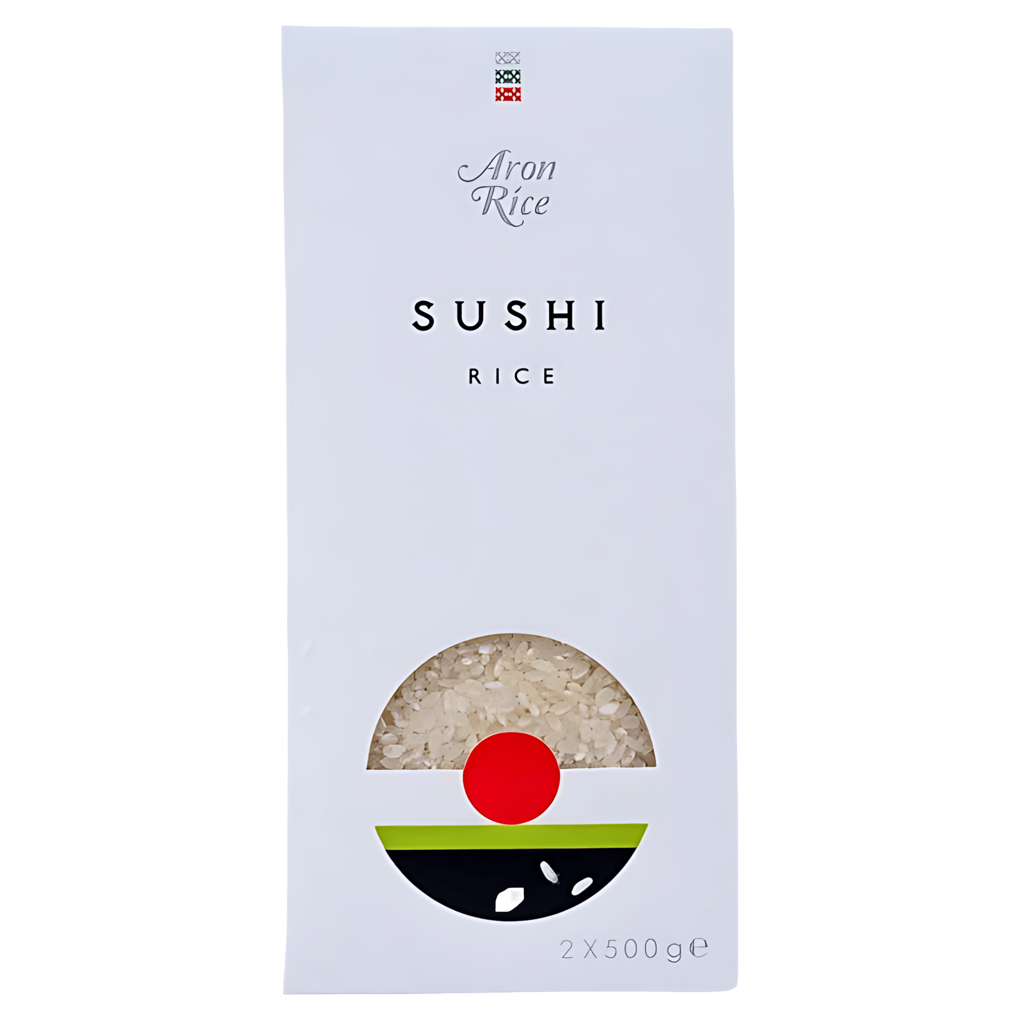Orez pentru sushi Aron Rice, 2 x 500 g