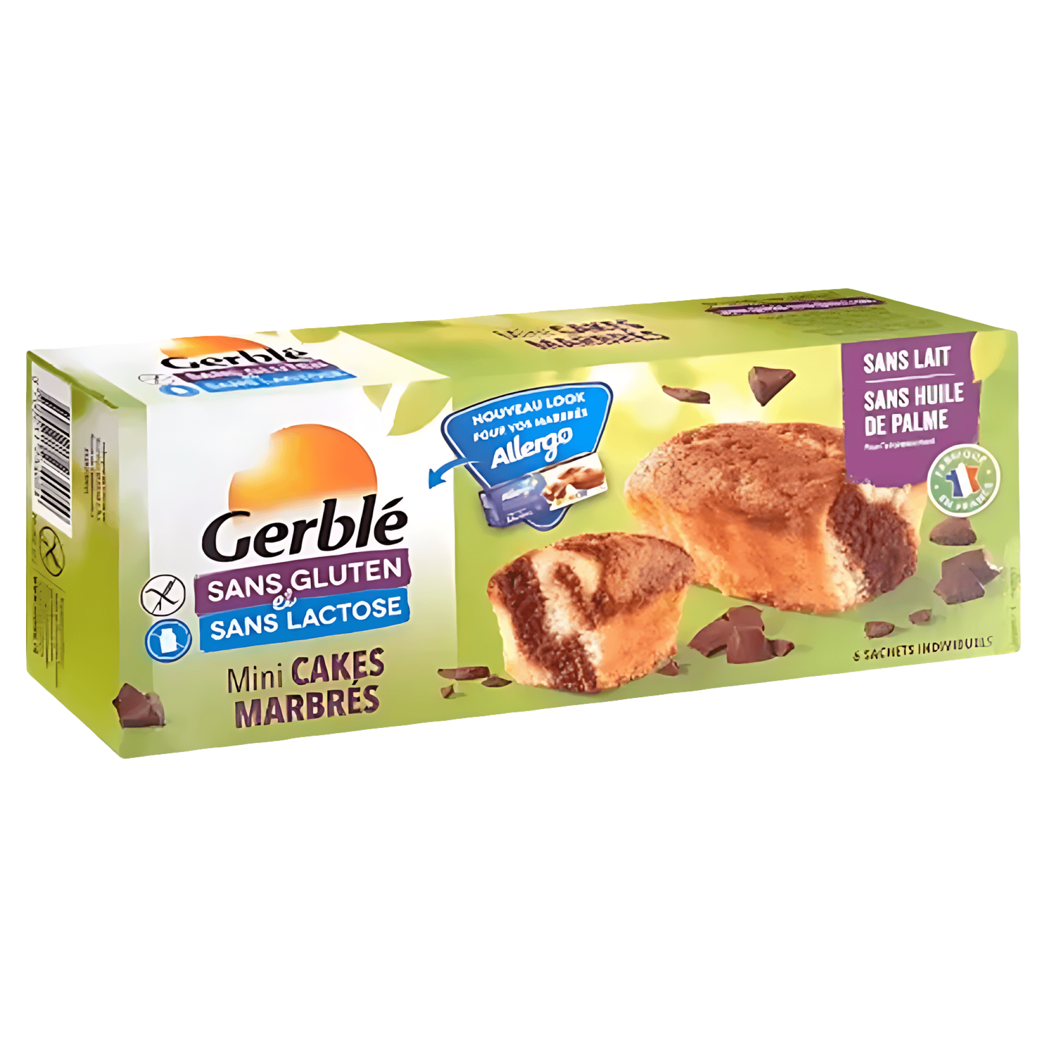 Chec marmorat Gerble, fara gluten, fara lactoza, 200 g