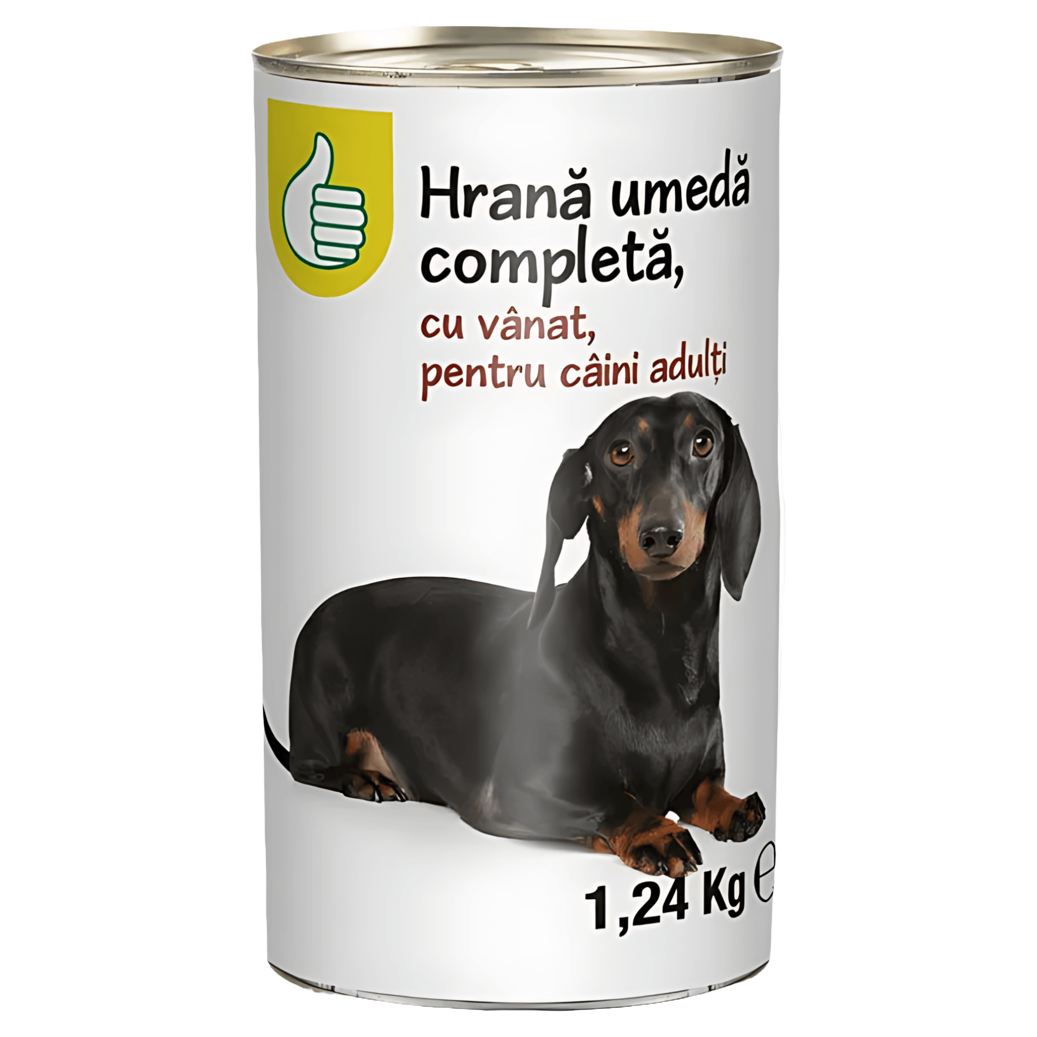 Hrana umeda la conserva pentru caini adulti Pouce, vanat, 1.24 kg