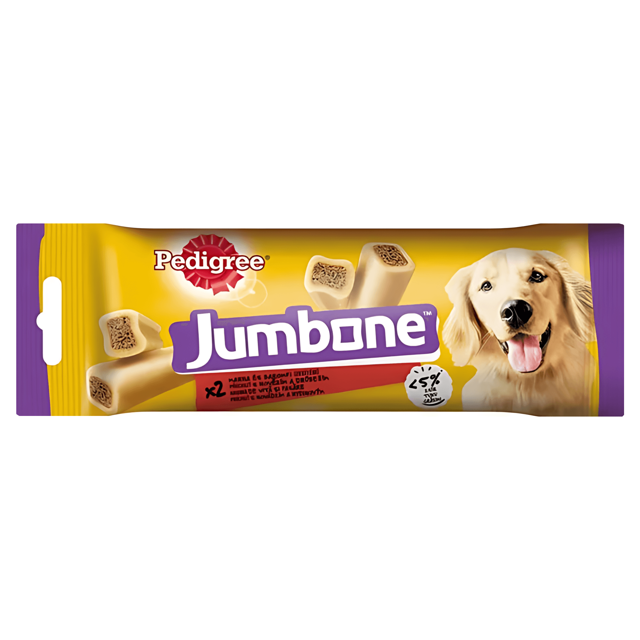 Batoane pentru caini de talie medie Pedigree Jumbone, cu aroma de vita si pasare, 2 x 90 g