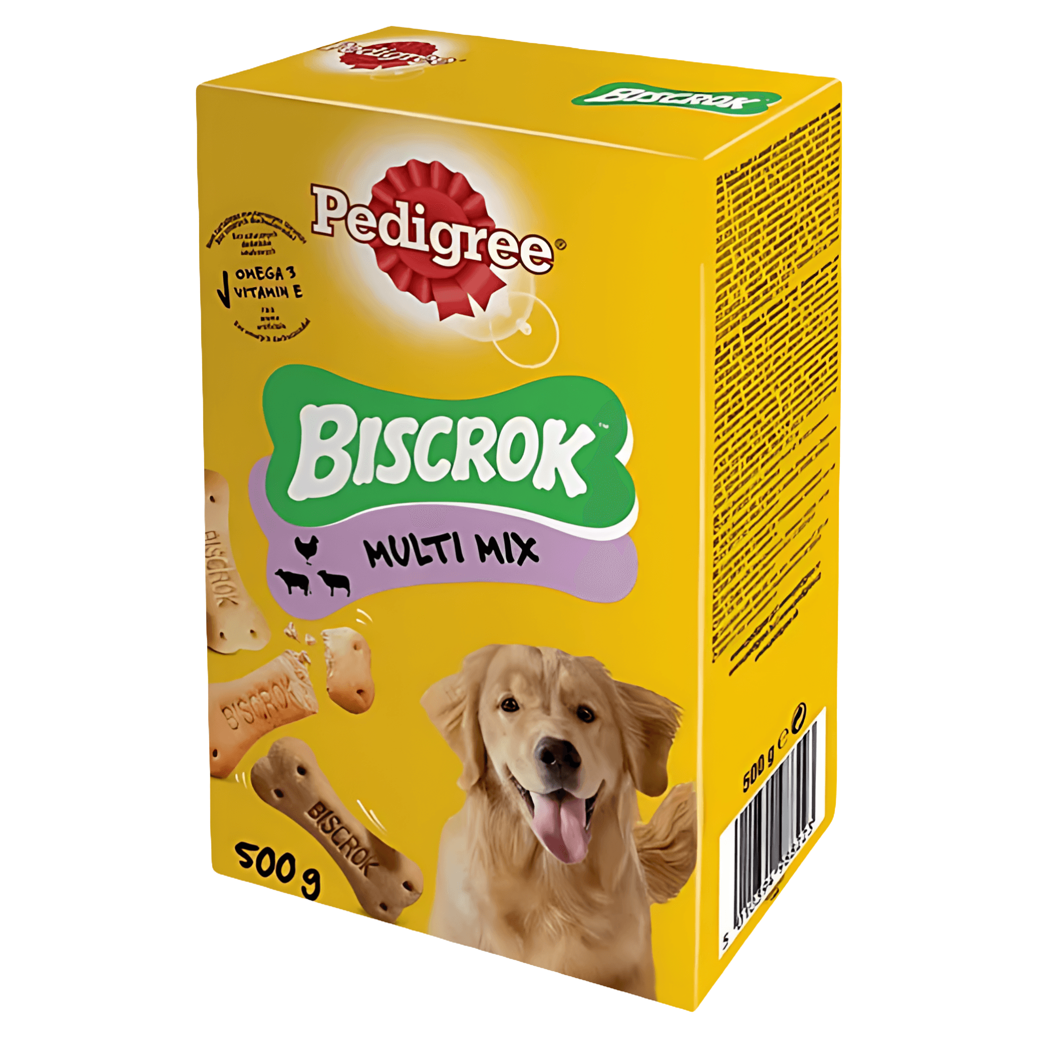 Hrana complementara pentru caini adulti Pedigree Biscrok Original, 500 g
