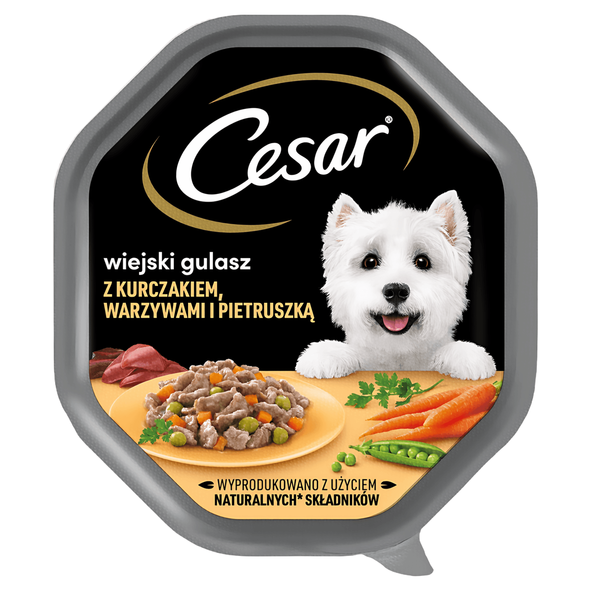 Pate pentru caini Cesar, pasare si legume, 150 g