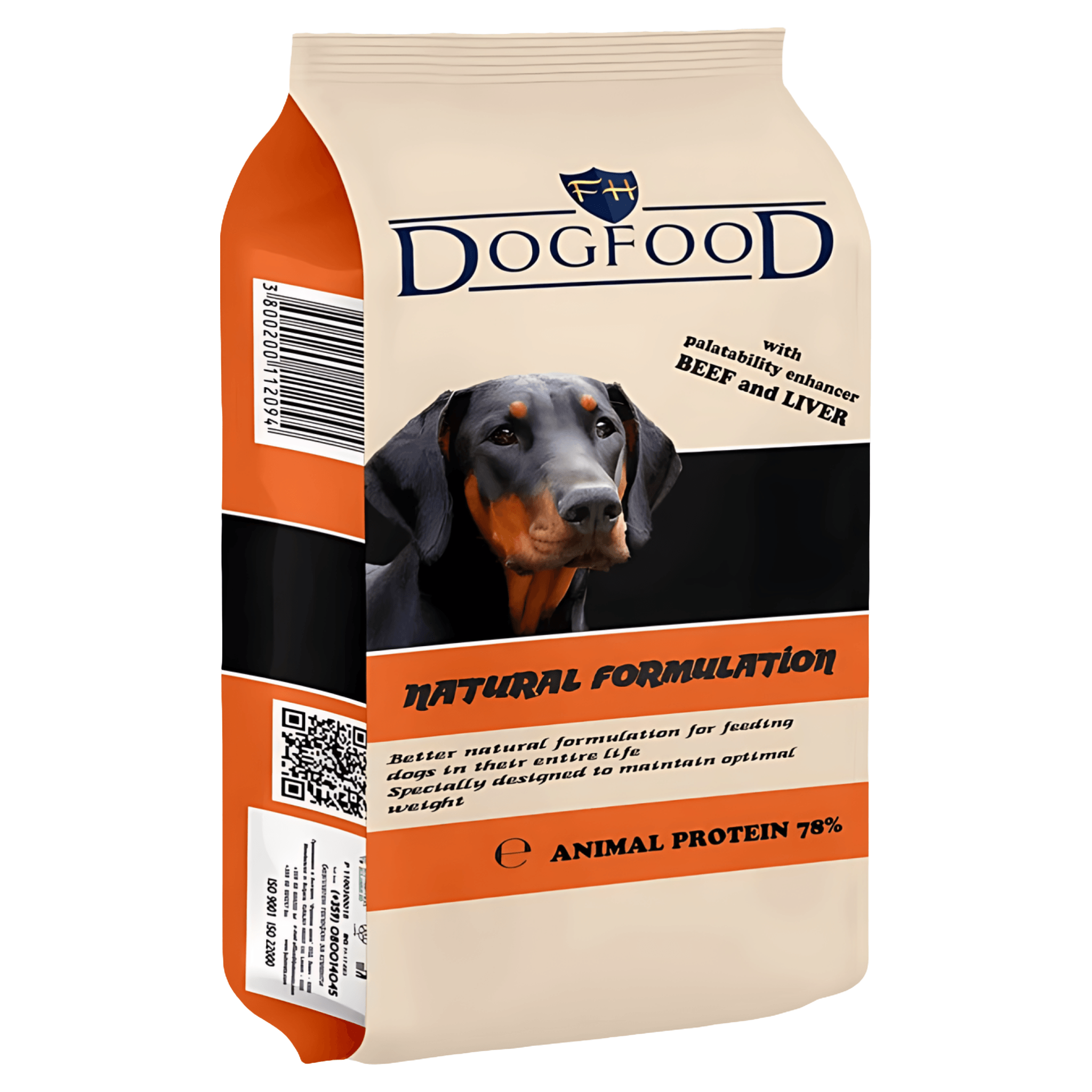 Hrana uscata pentru caini adulti Dog Food, vita si ficat, 3 kg
