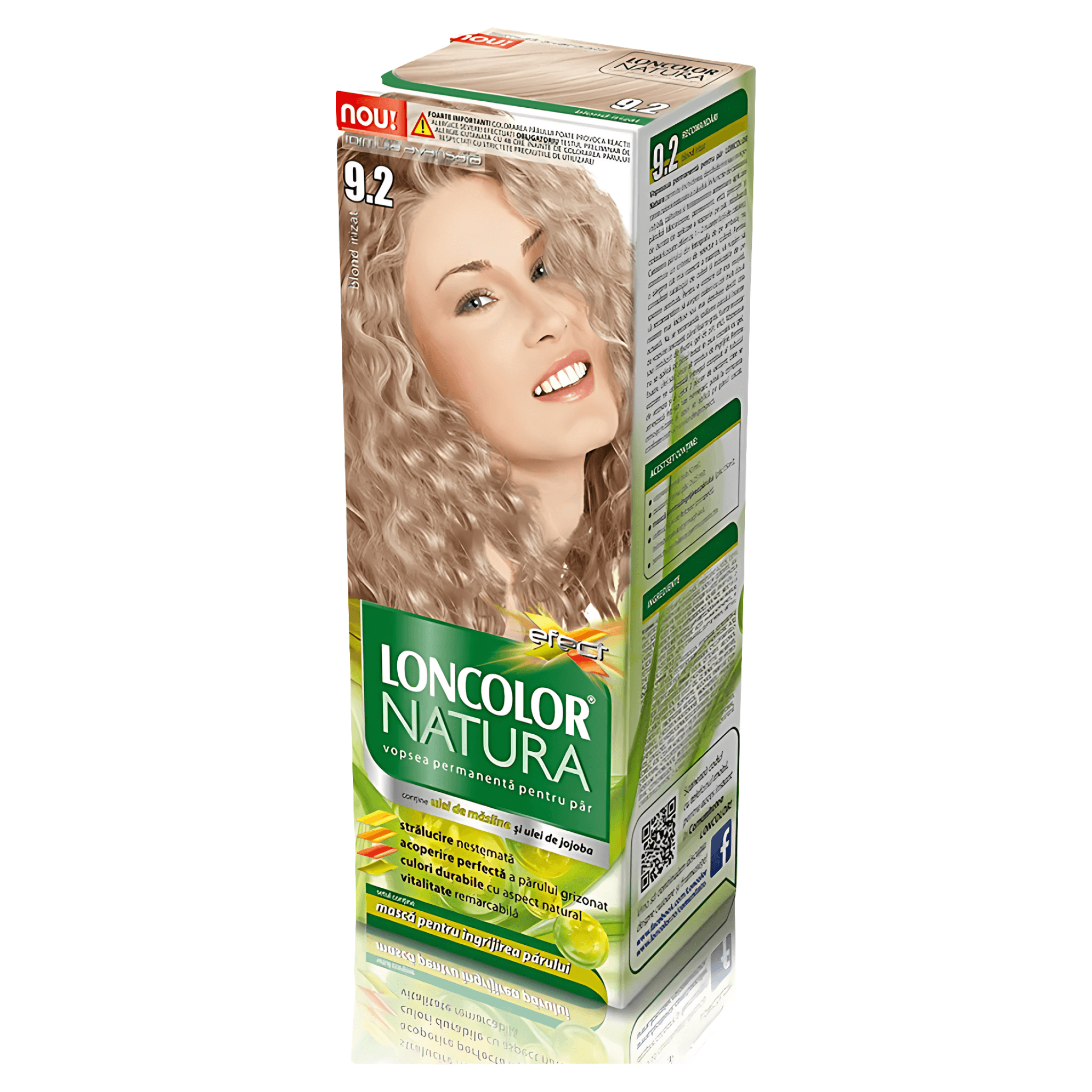 Vopsea permanenta par Loncolor Natura, 9.2 Blond irizat