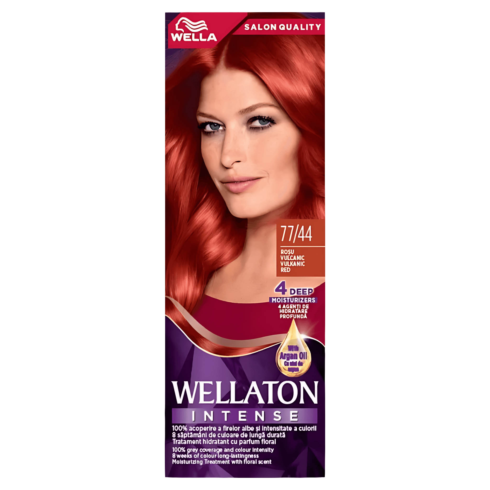 Vopsea de par Wellaton Maxi Single Rosu Vulcanic 77/44