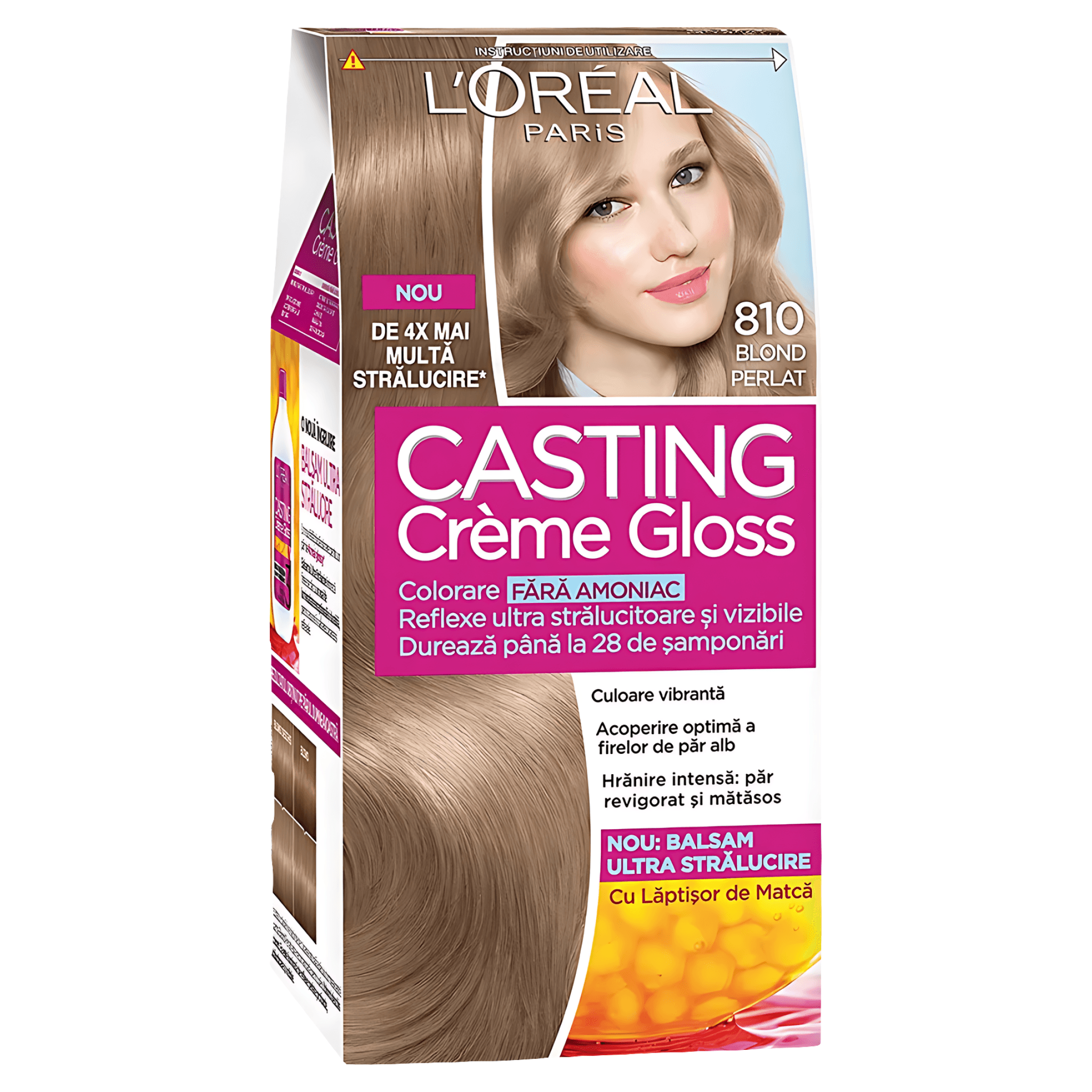 Vopsea de par L'Oreal Paris Casting Creme Gloss 810, 180 ml