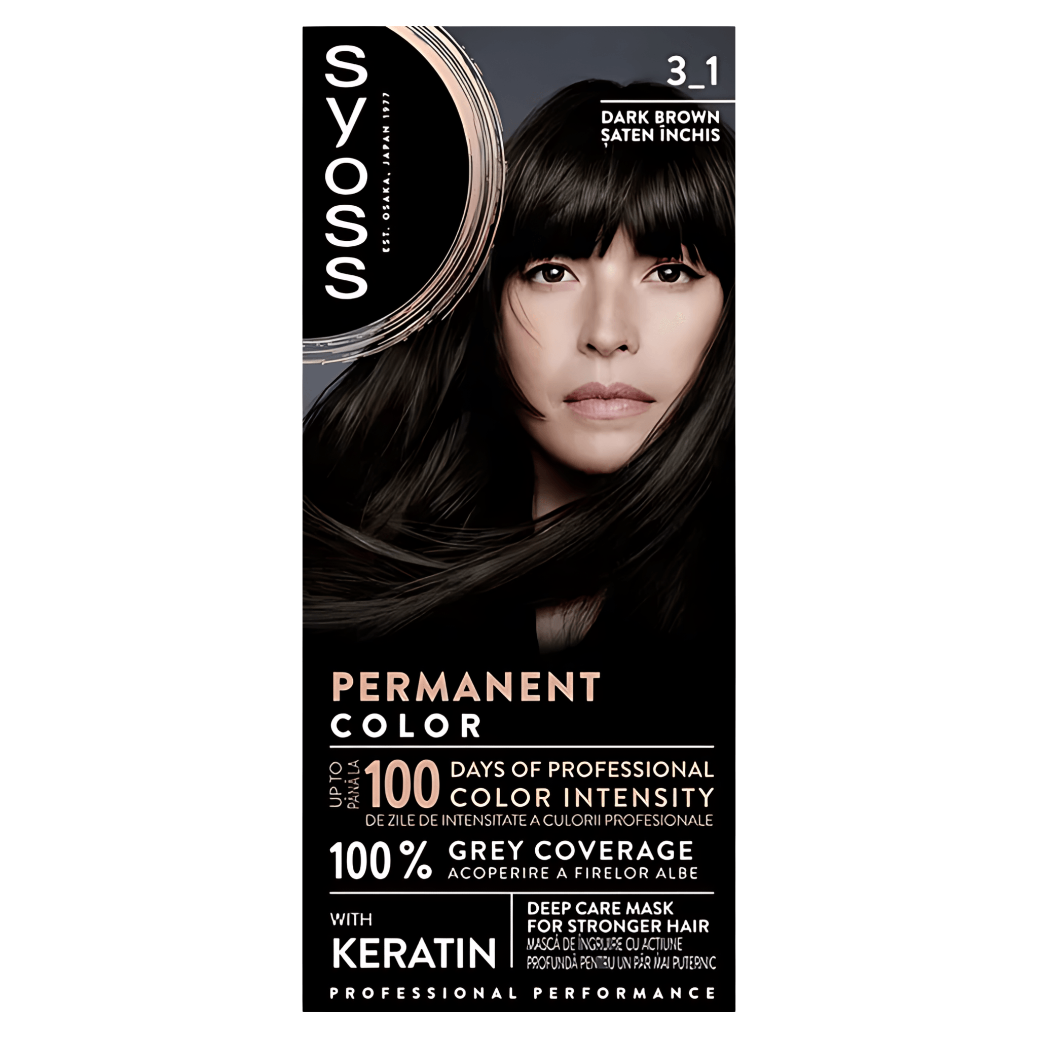 Vopsea de par Syoss Professional Performance SALONPLEX, culoare Dark Brown