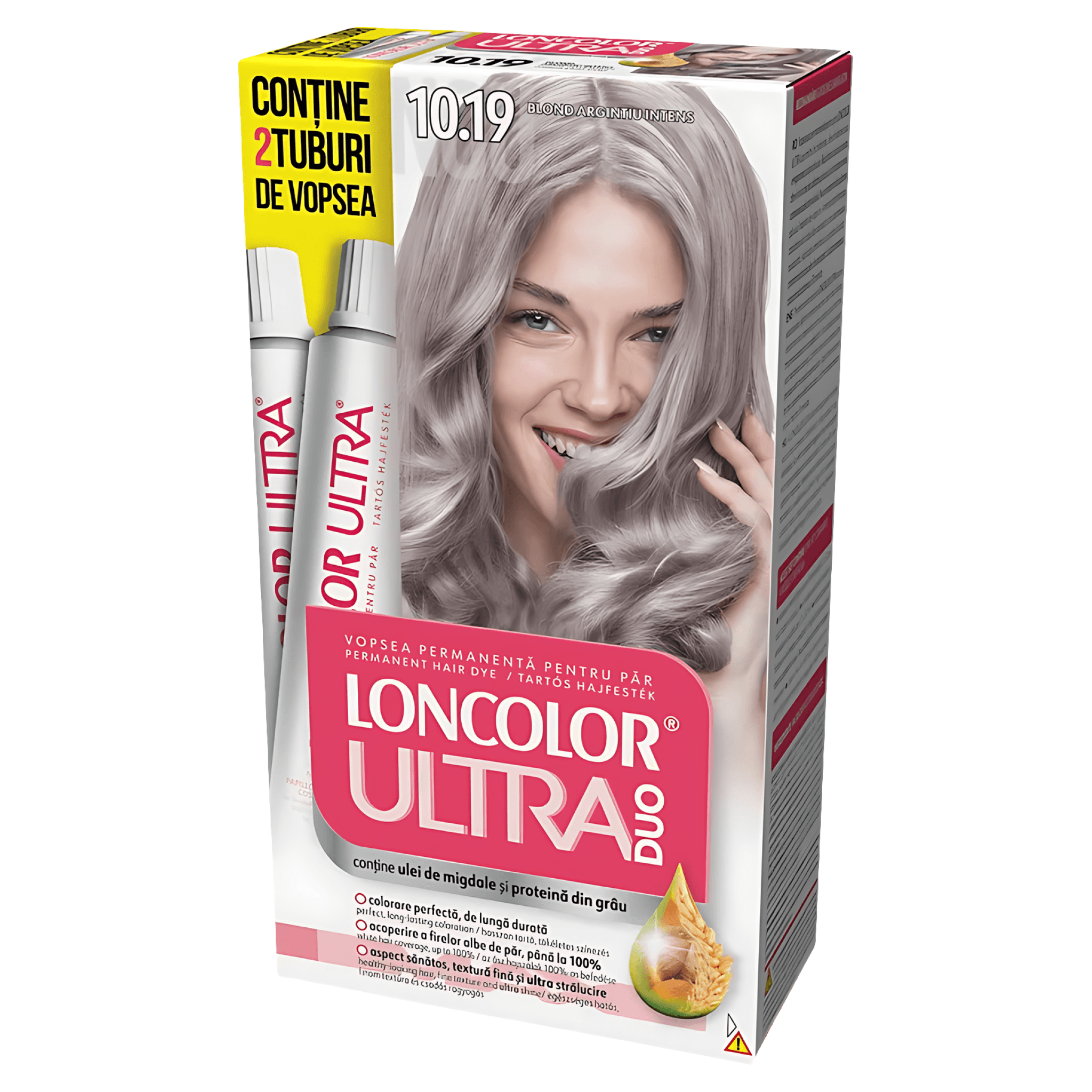 Vopsea de par Loncolor Ultra Max 10.19, Bl argintiu