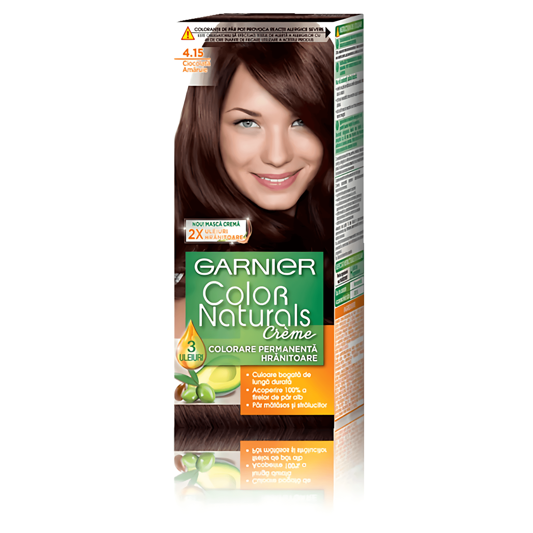 Vopsea de par permanenta Garnier Color Naturals CiocolataAmaruie