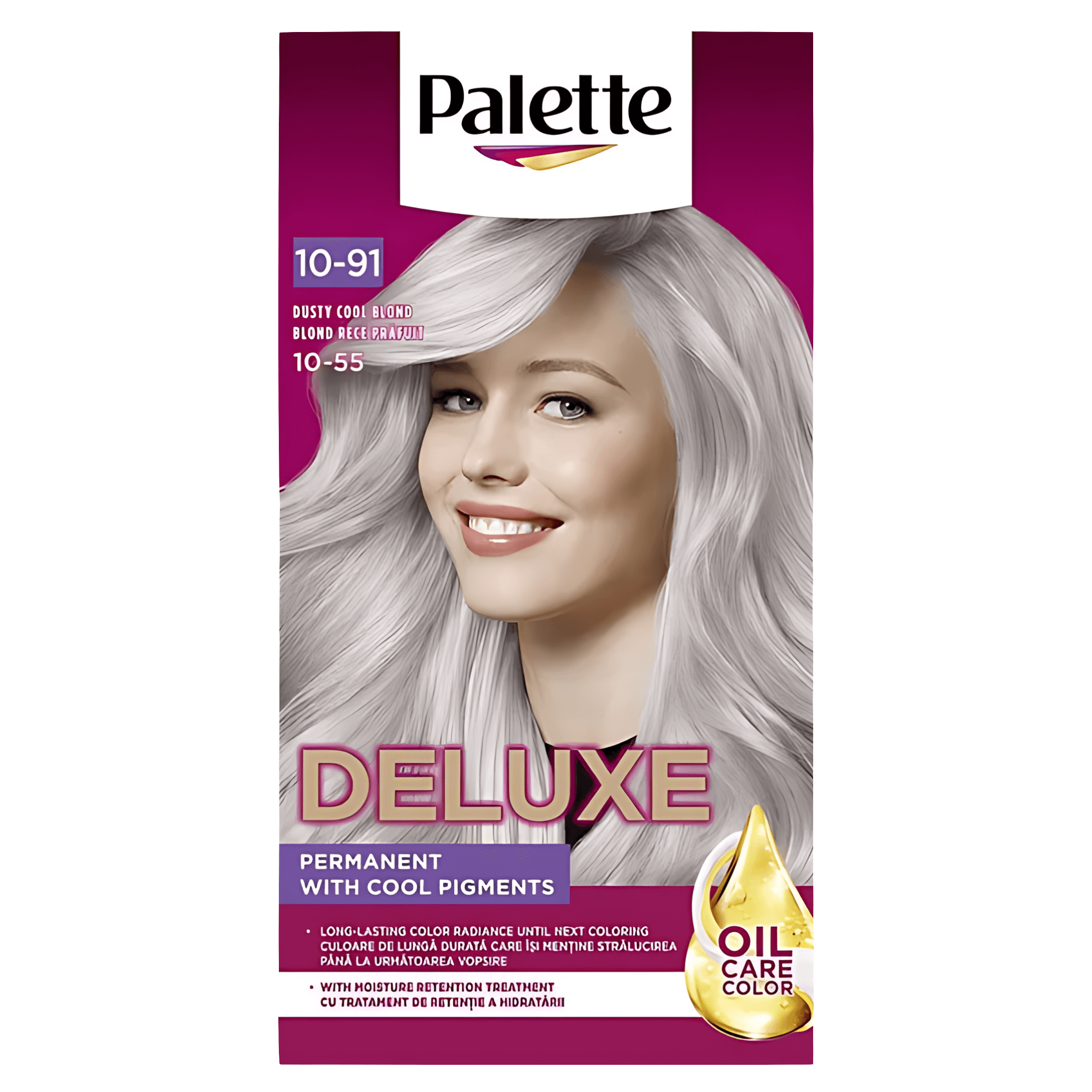 Vopsea de par permanenta Palette 240 Blond rece prafuit, 130 ml