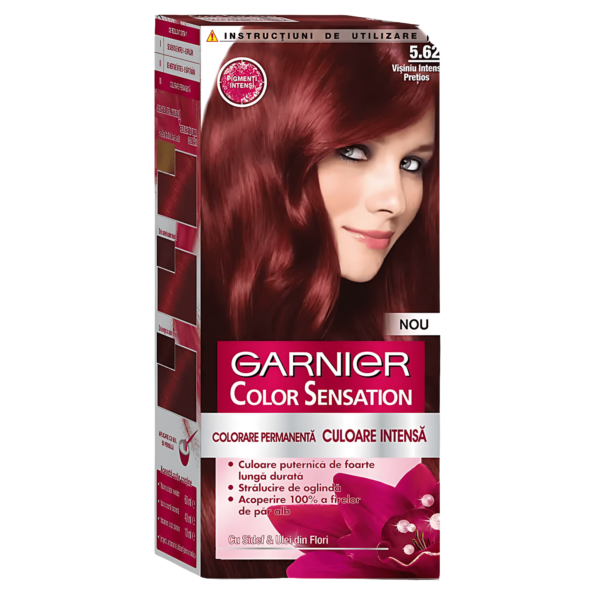 Vopsea de par permanenta Garnier Color Sensation IntensePreciousGarnet