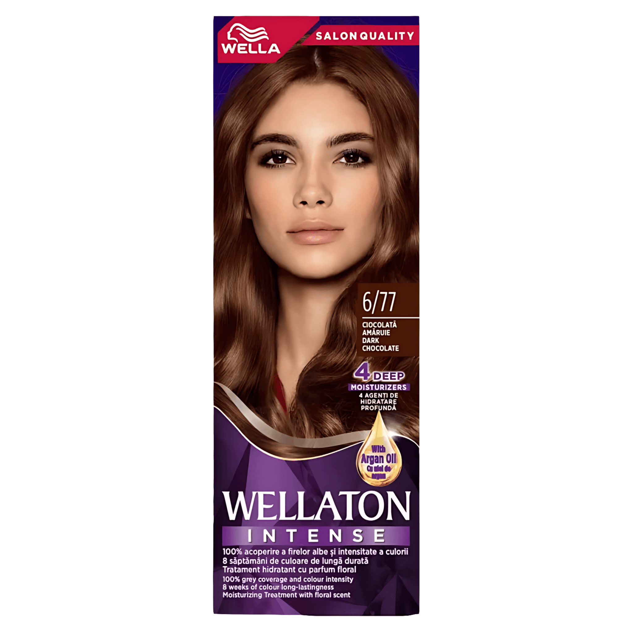 Vopsea de par Wellaton Maxi Single Ciocolata Amaruie 6/77