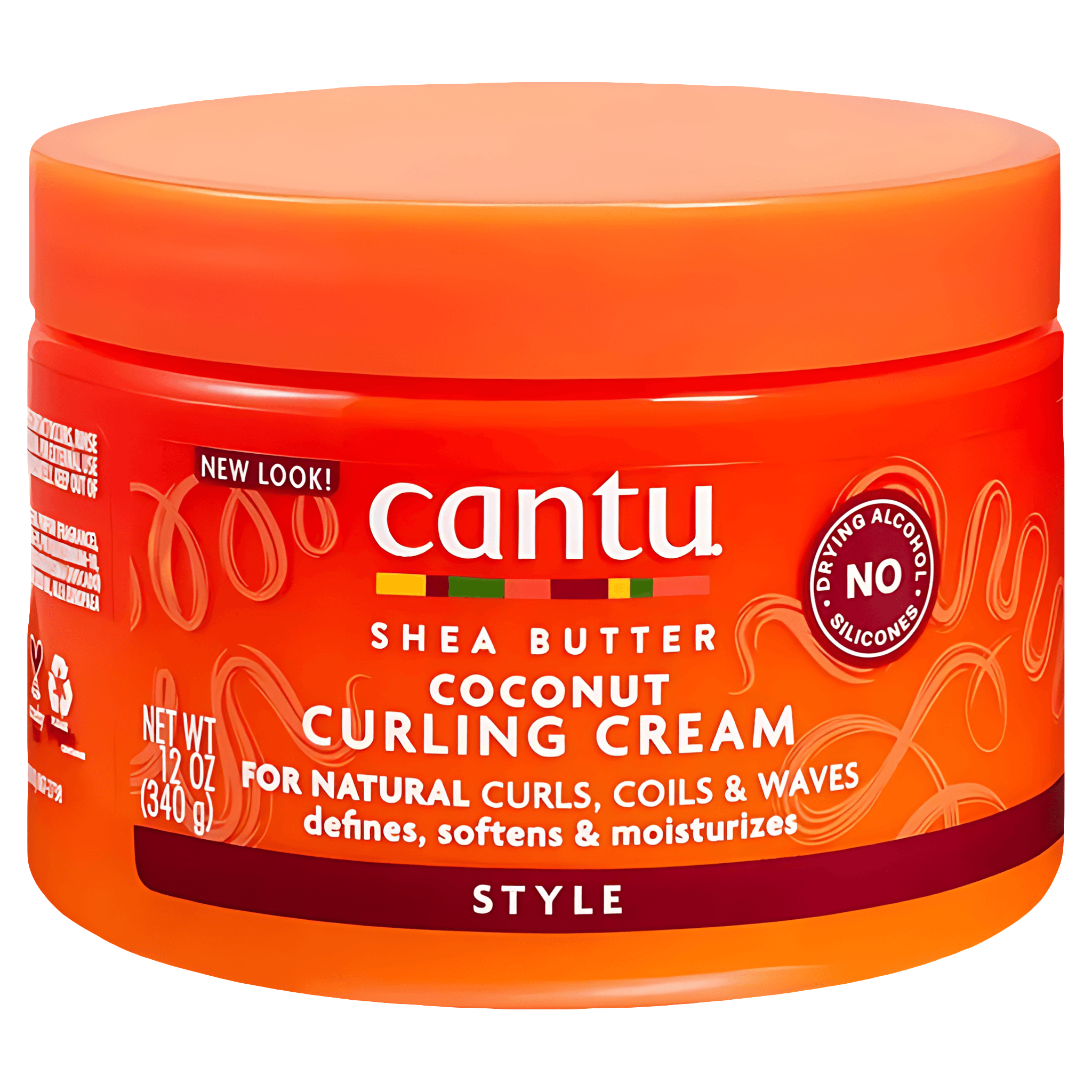 Crema pentru incretirea parului Cantu, unt de shea si cocos, 340 g