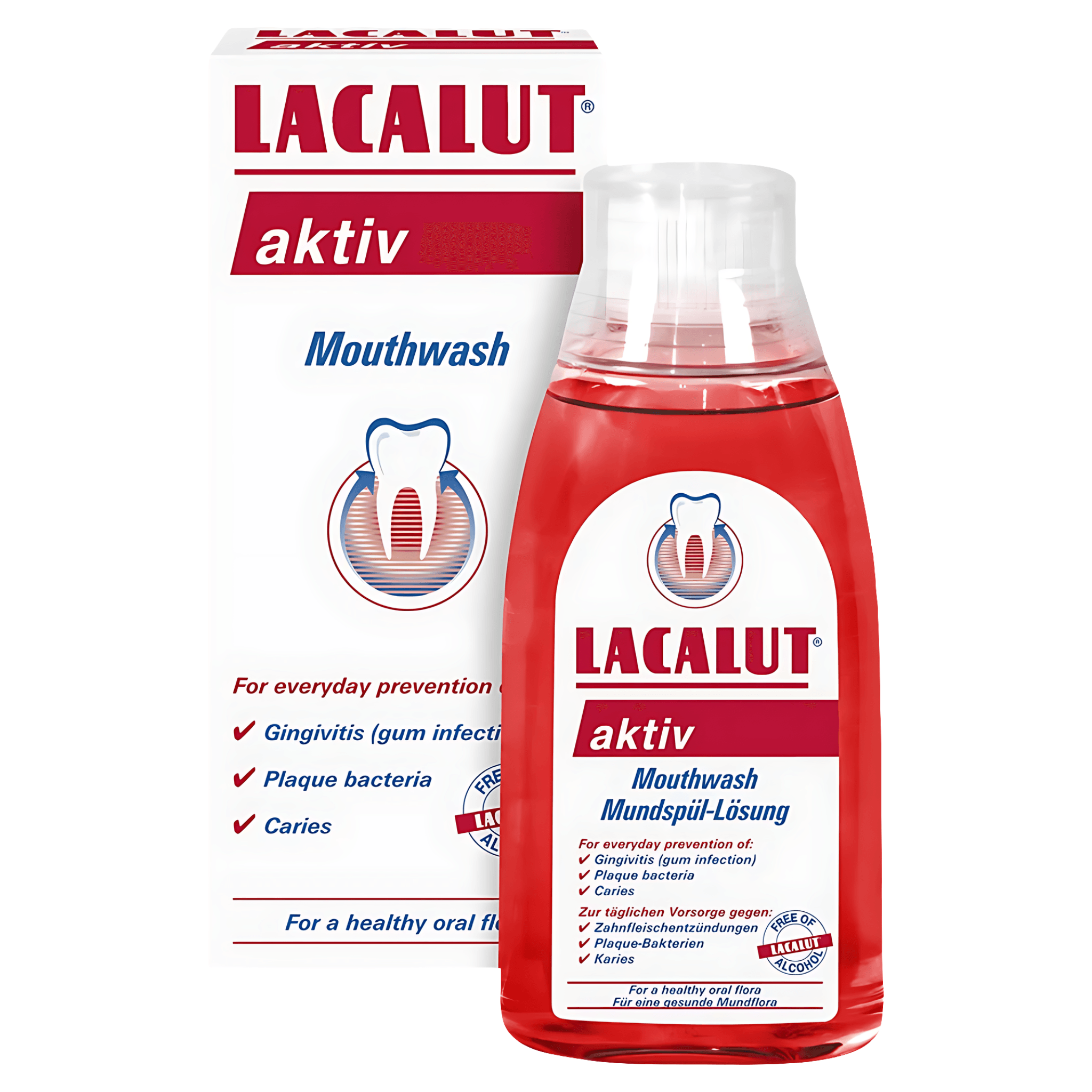 Apa de gura Lacalut Antiplaque Aktiv 300 ml