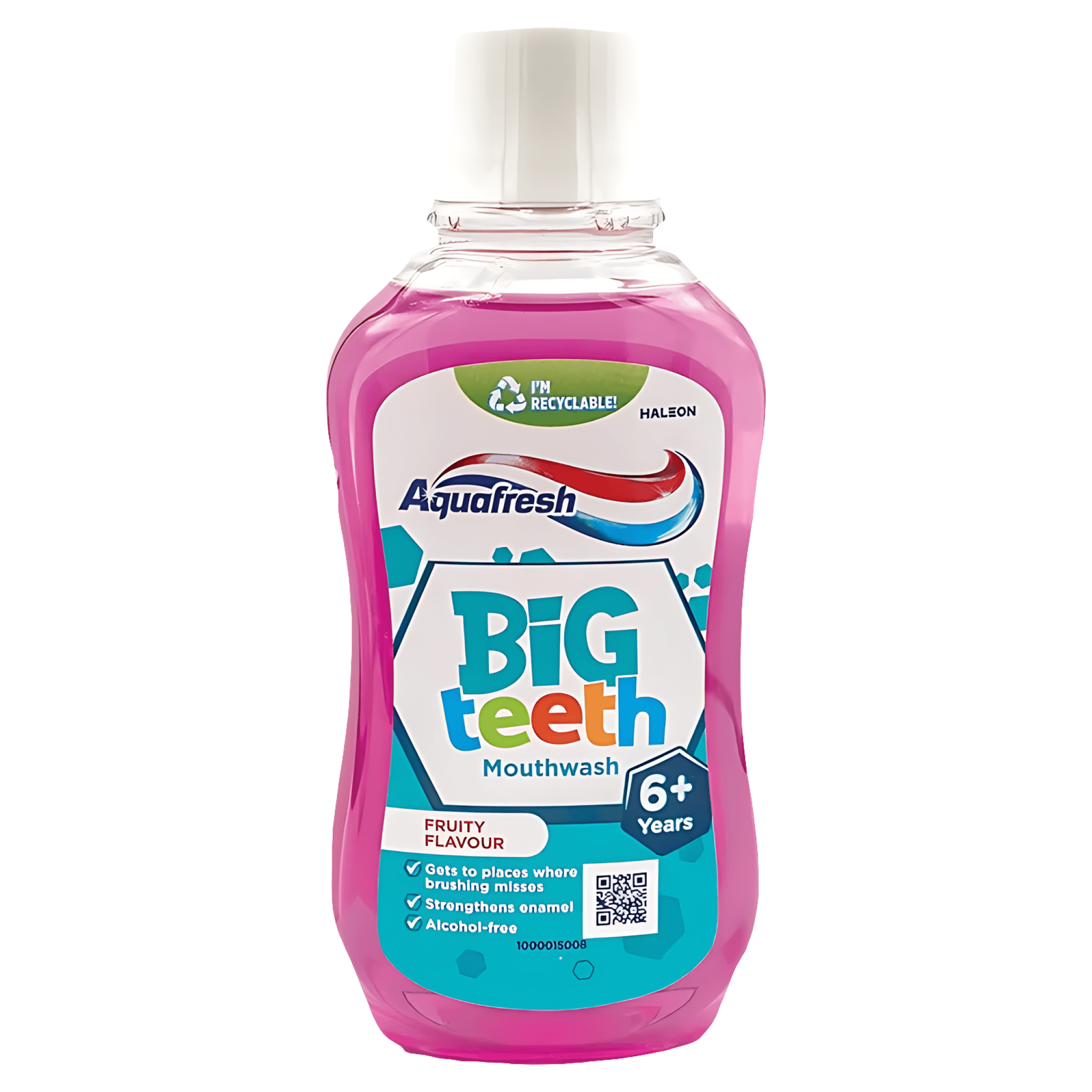 Apa de gura Aquafresh Big Teeth Fruity Flavour, 6 ani +, 300 ml