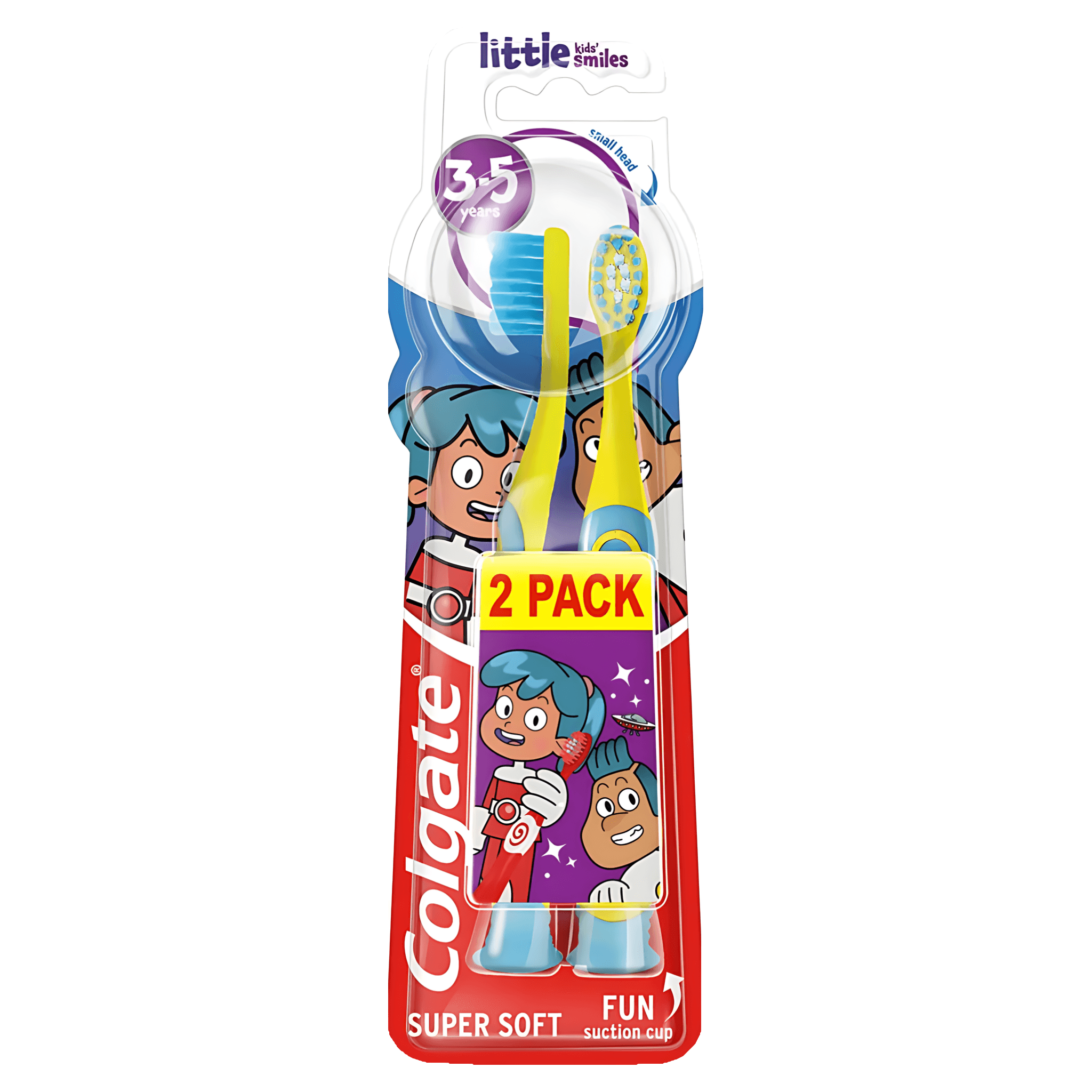 Periuta de dinti Colgate Little Kids' Smiles, 2 bucati