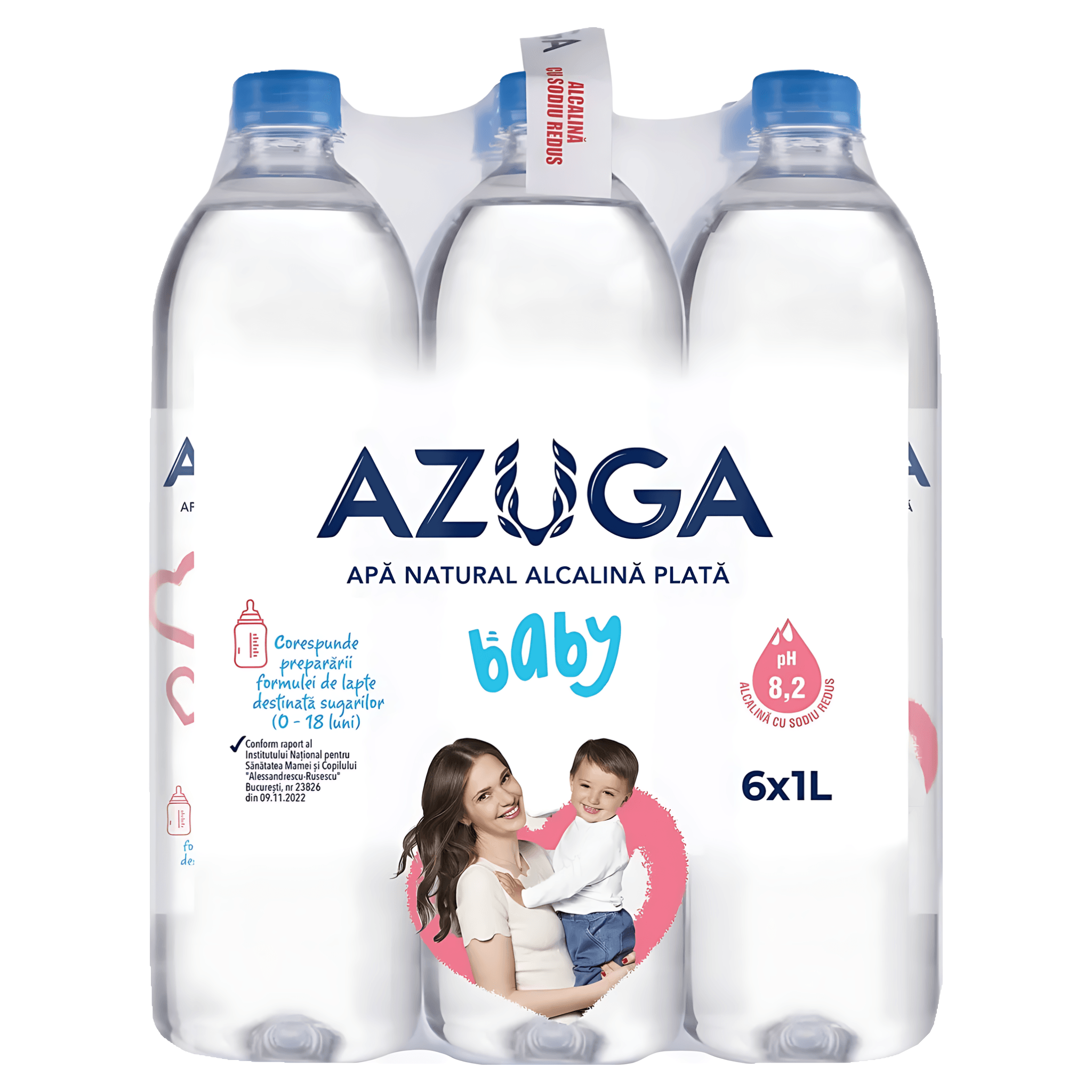 Apa plata Azuga Baby, 6 x 1 l