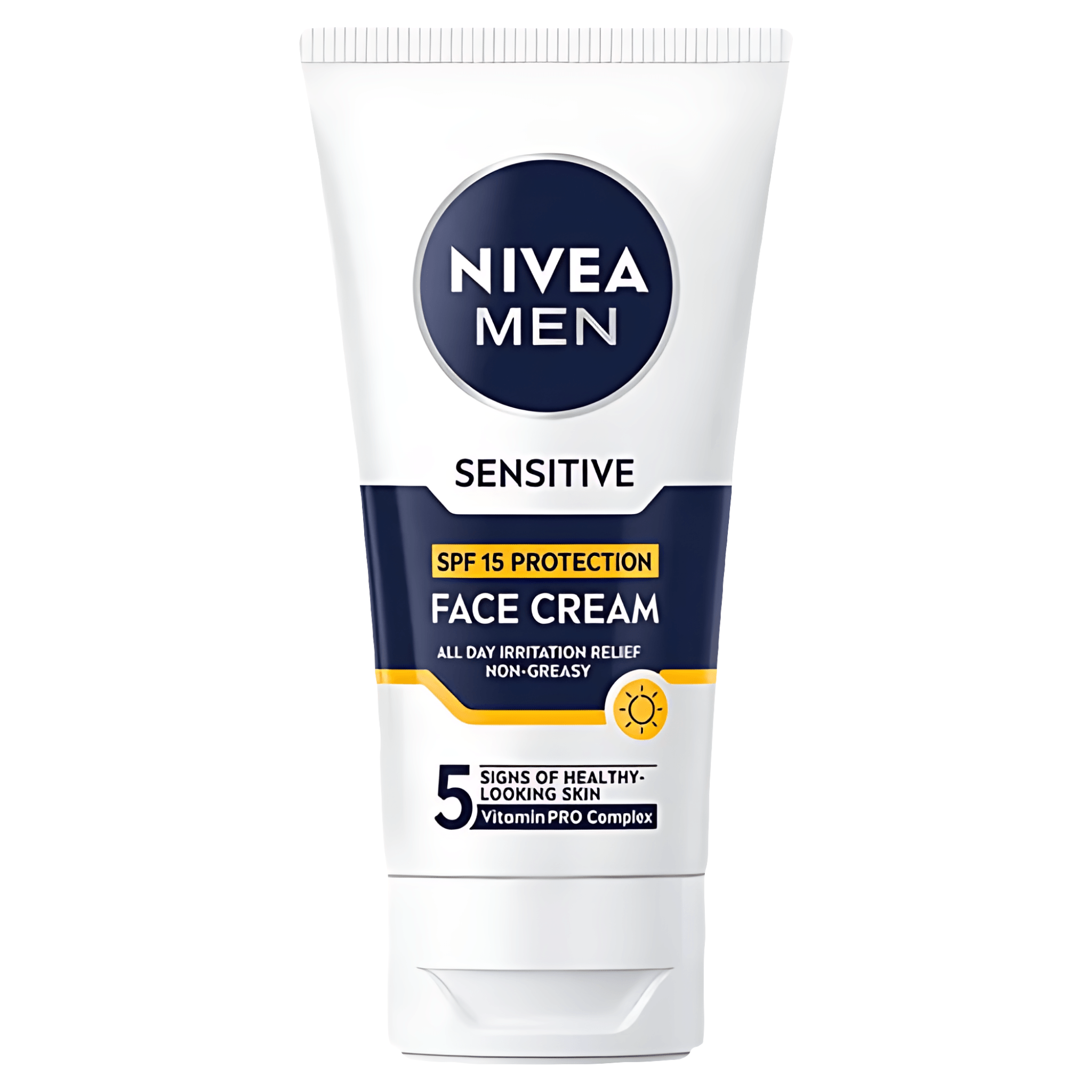 Crema de fata Nivea Men Sensitive SPF15, 75 ml