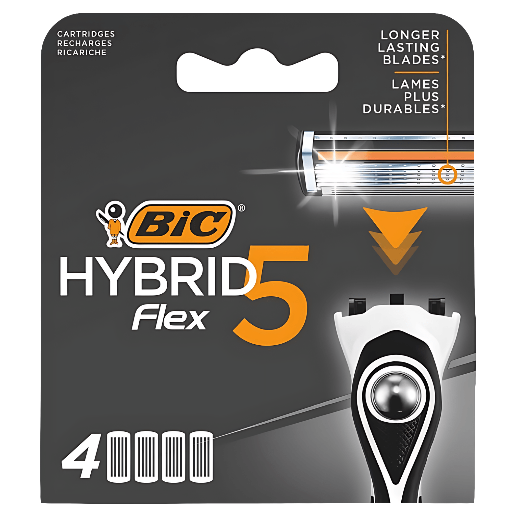4 rezerve pentru aparatul de ras BIC Flex5 Hibrid